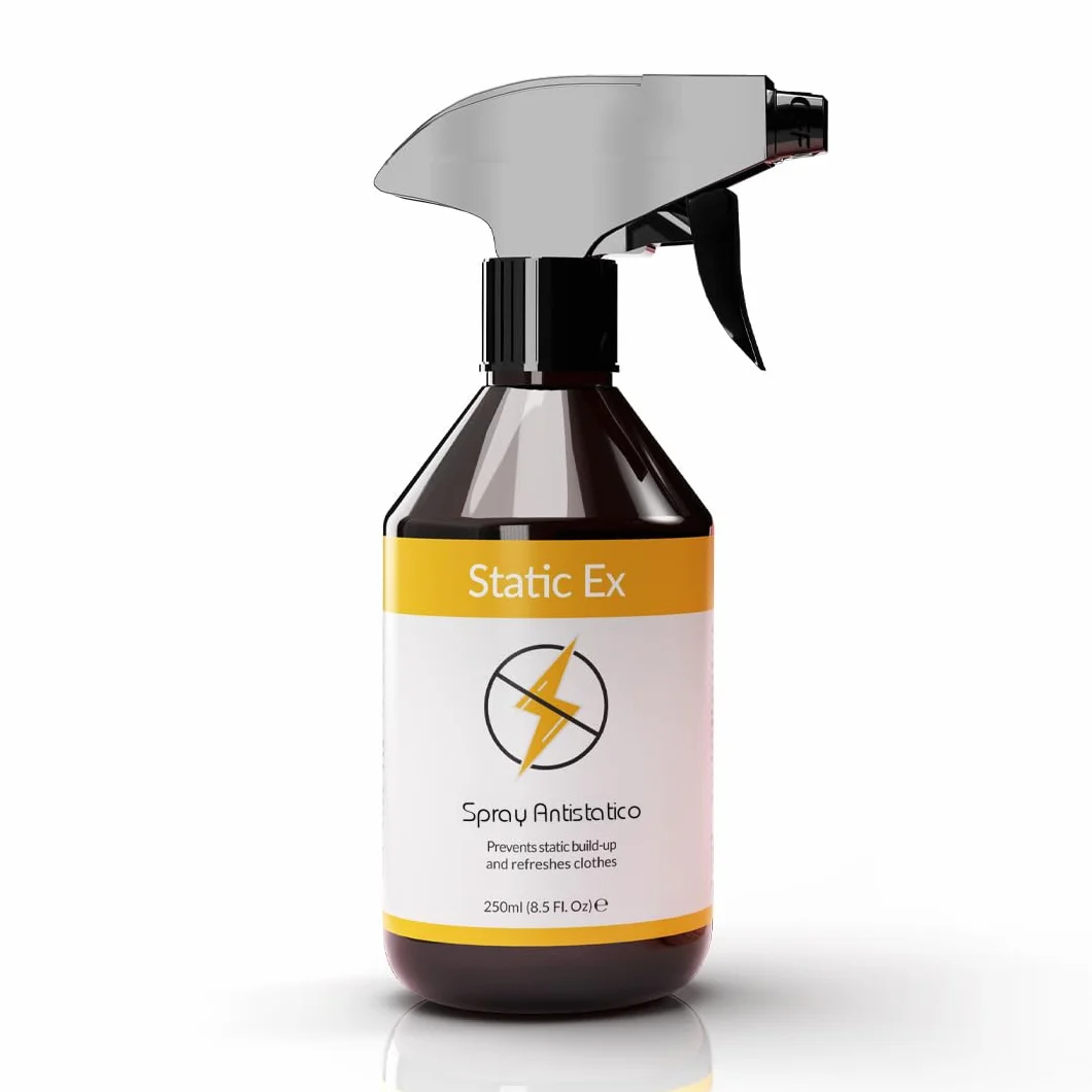 Spray Antistatico per Vestiti 250ml Elimina Elettricità Statica su Tessuti