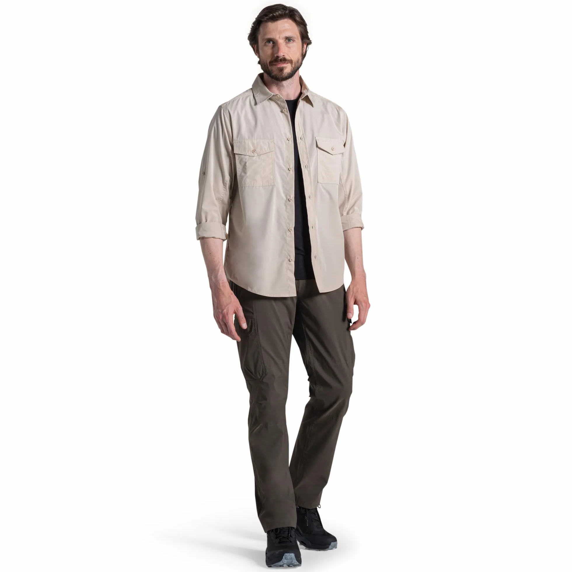 Craghoppers Kiwi II LS Shirt Camicia da Trekking a Maniche Lunghe da Uomo