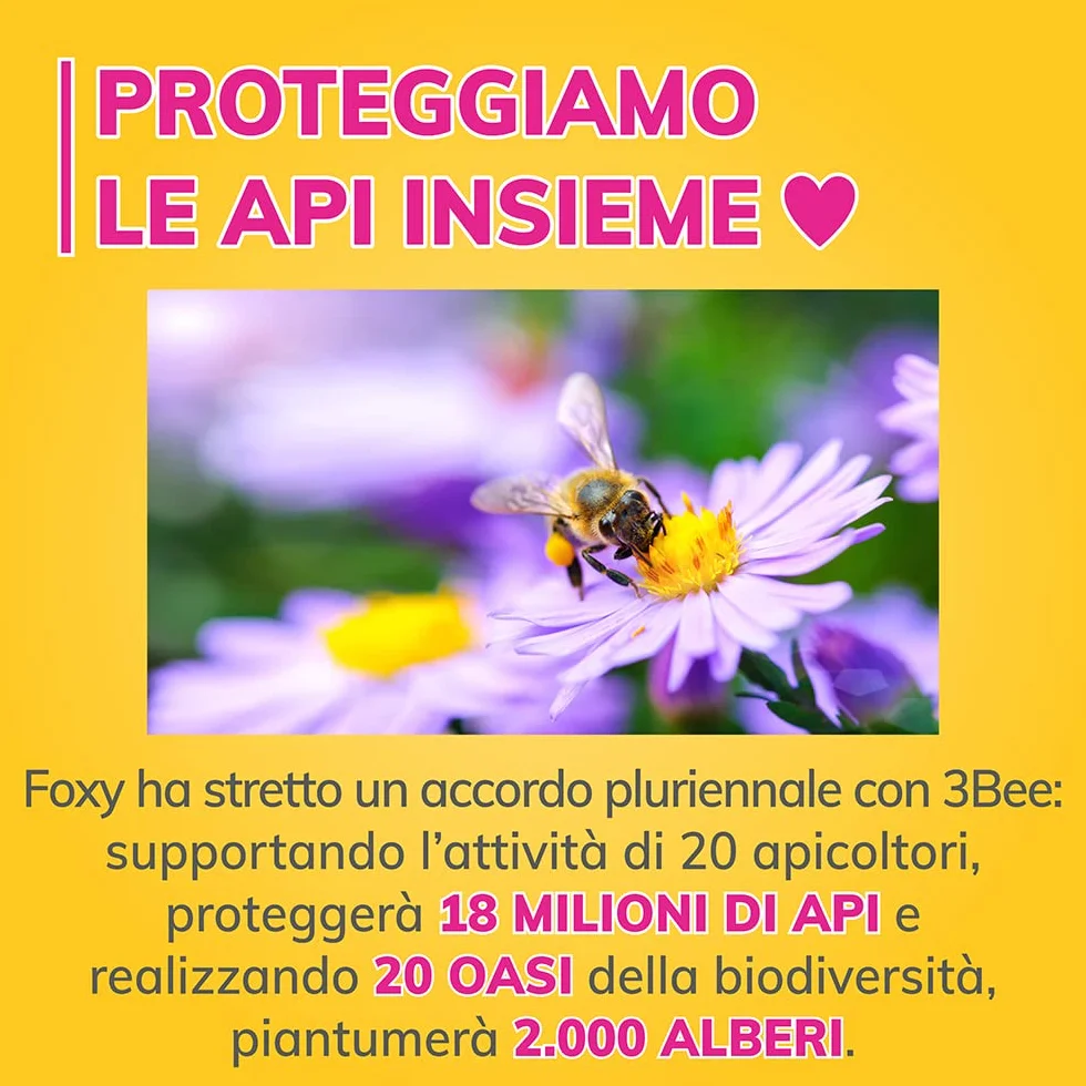 Foxy Love the Bee Asciugatutto 28 rotoli 60 strappi 2 veli elevato spessore