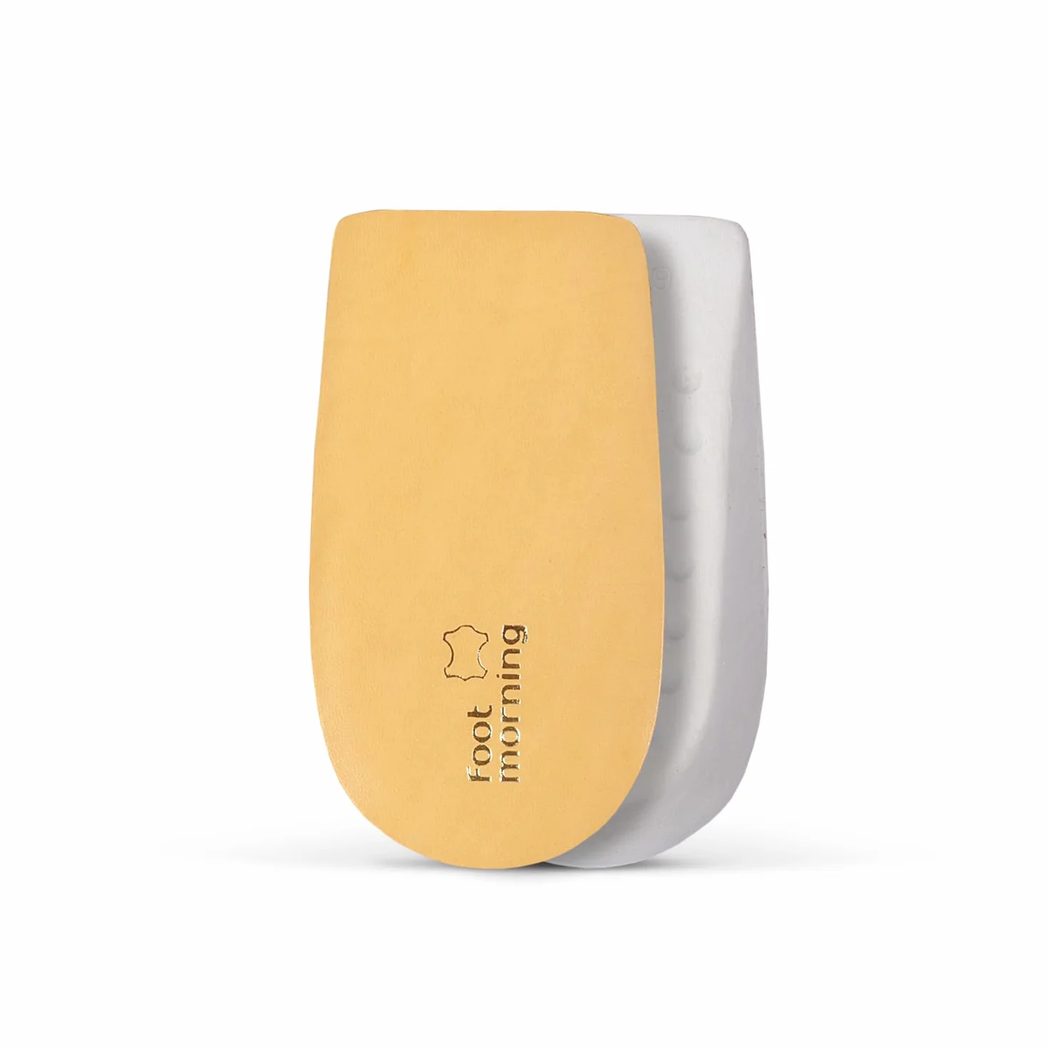 Solette con Rialzo in Pelle di Pecora Lift Flex, Ammortizzazione Antiurto, Supporto Arco Plantare, Aumento Altezza 3 cm, 41/43 EUR