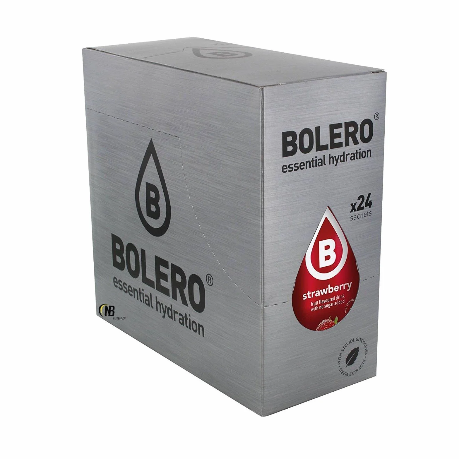 Bolero Drinks Pesca (Peach) 24 Bustine 9g Preparato Istantaneo con Stevia e Vitamina C Senza Zucchero