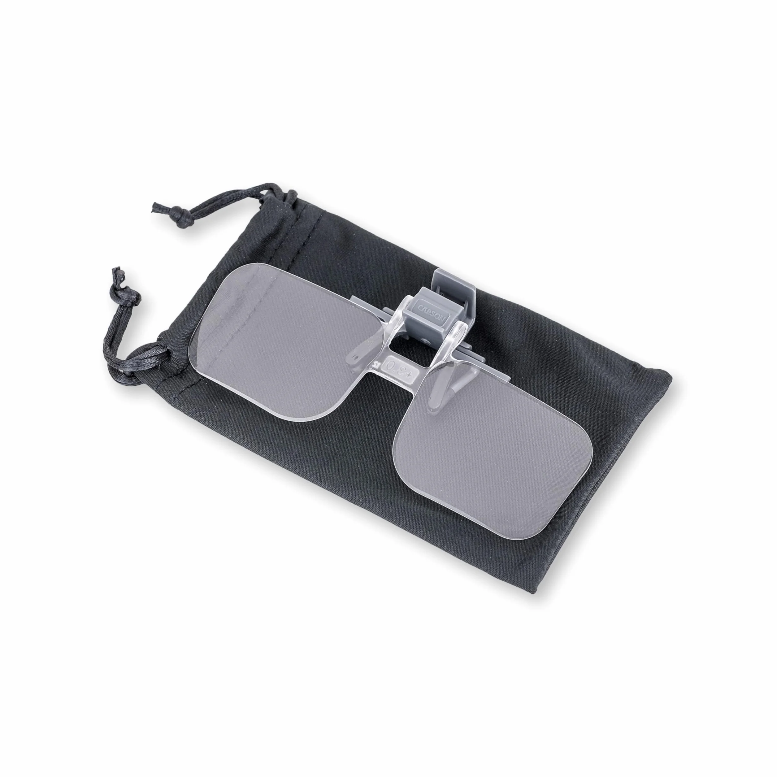 Carson Clip Flip Lenti di Ingrandimento per Occhiali 2x +4 Diottrie OD-14