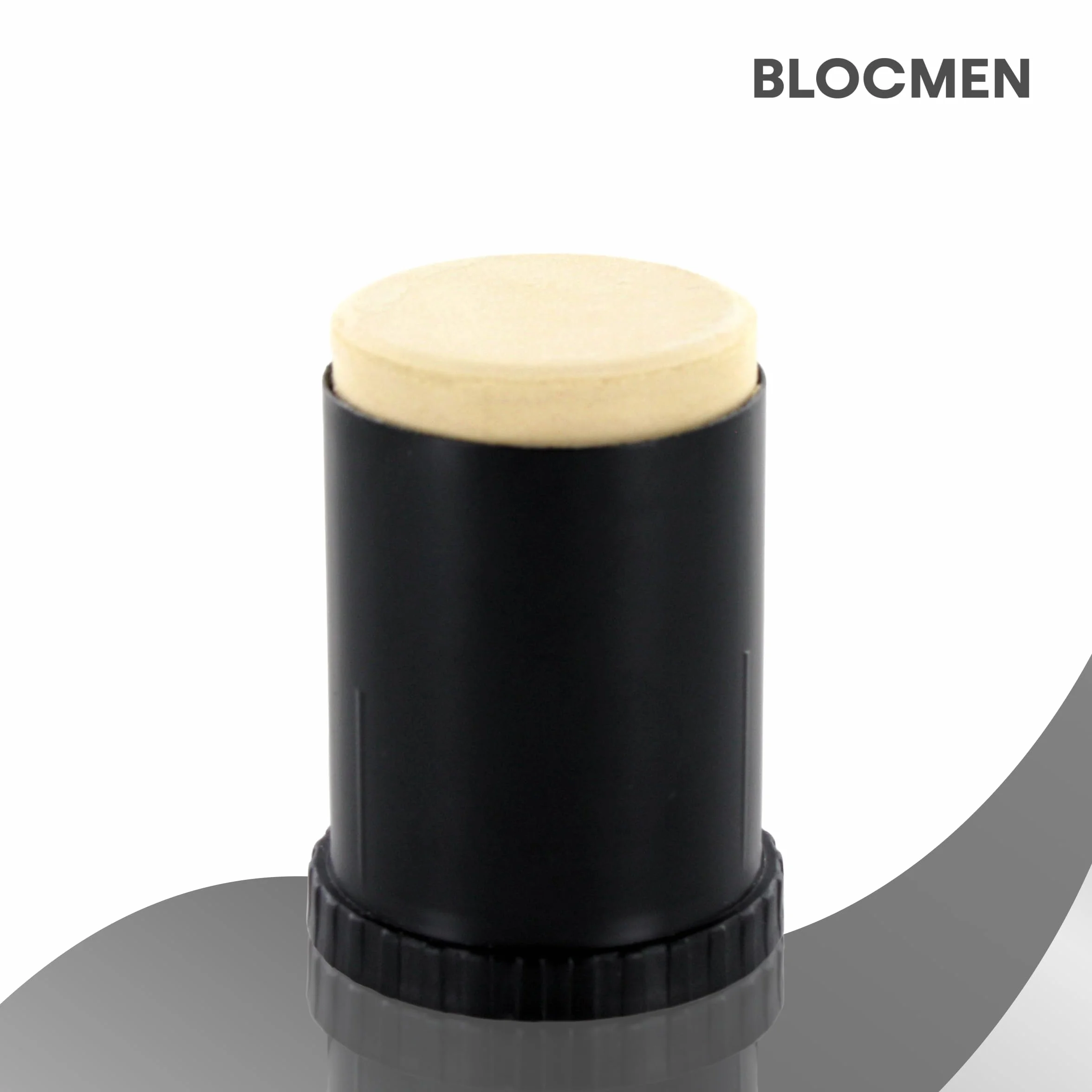 BLOCMEN Original Stick di cipria per una rasatura a secco delicata ohne irritazioni 60g - pre-barba con mentolo per uomo