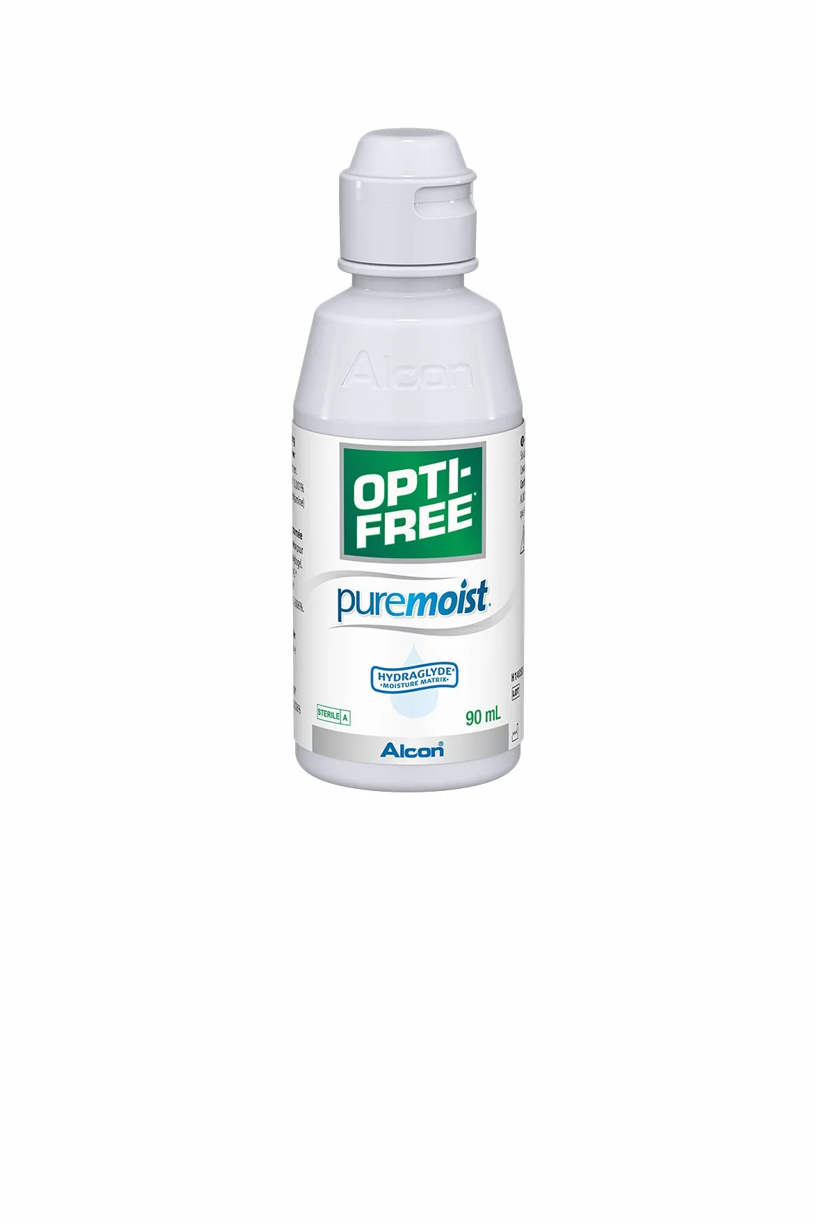 Opti-Free PureMoist - Soluzione di manutenzione per lenti, confezione da viaggio, 1 x 90 ml