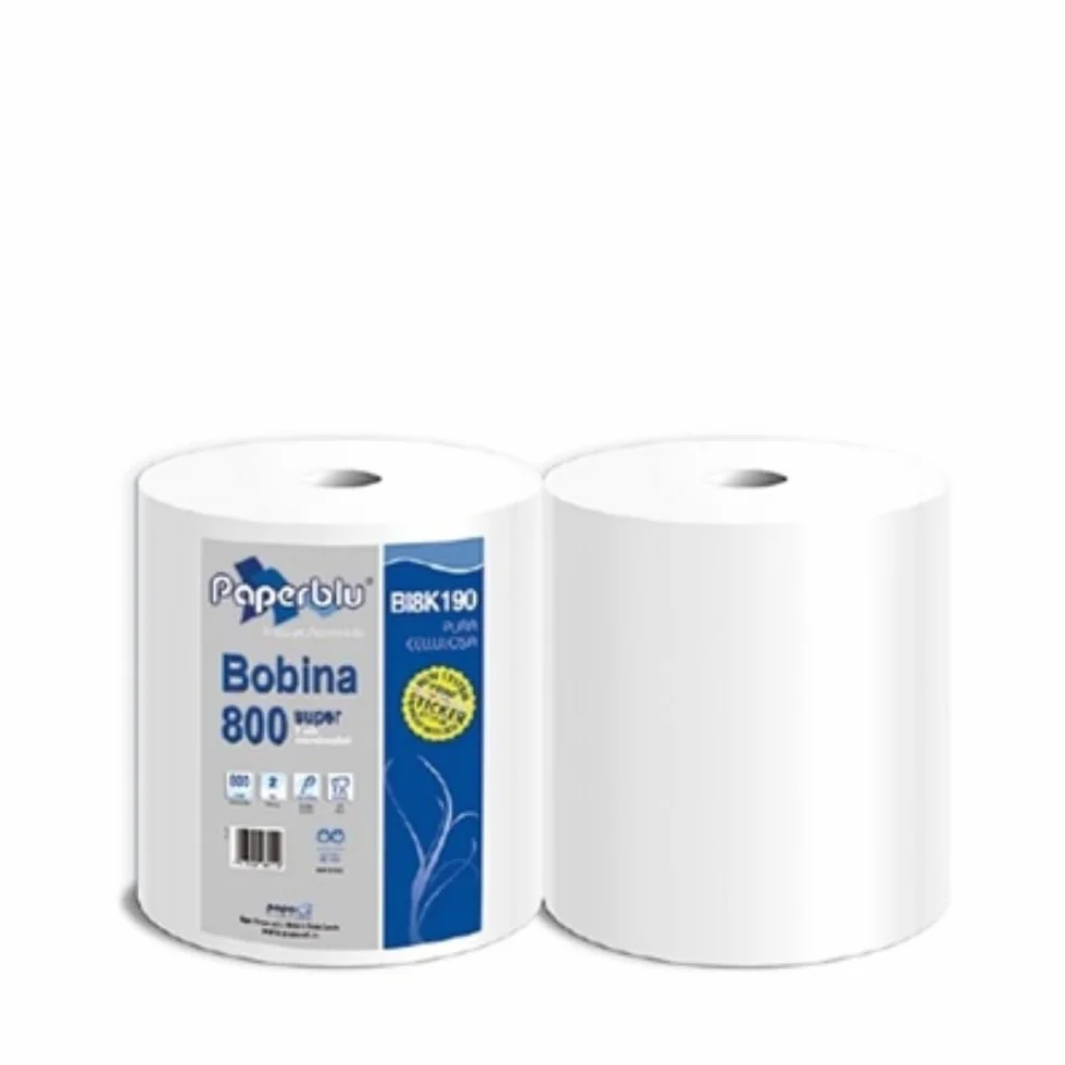 Paperblu Carta rotoloni asciugatutto super1000 bobina 800 strappi 2 veli micro incollati