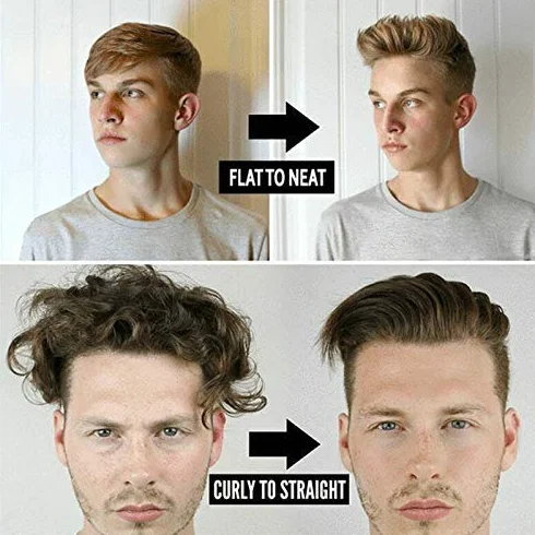 Pettine per Barba da Uomo,Pettine per Capelli Multifunzionale,Raddrizzatore per Barba Rapida