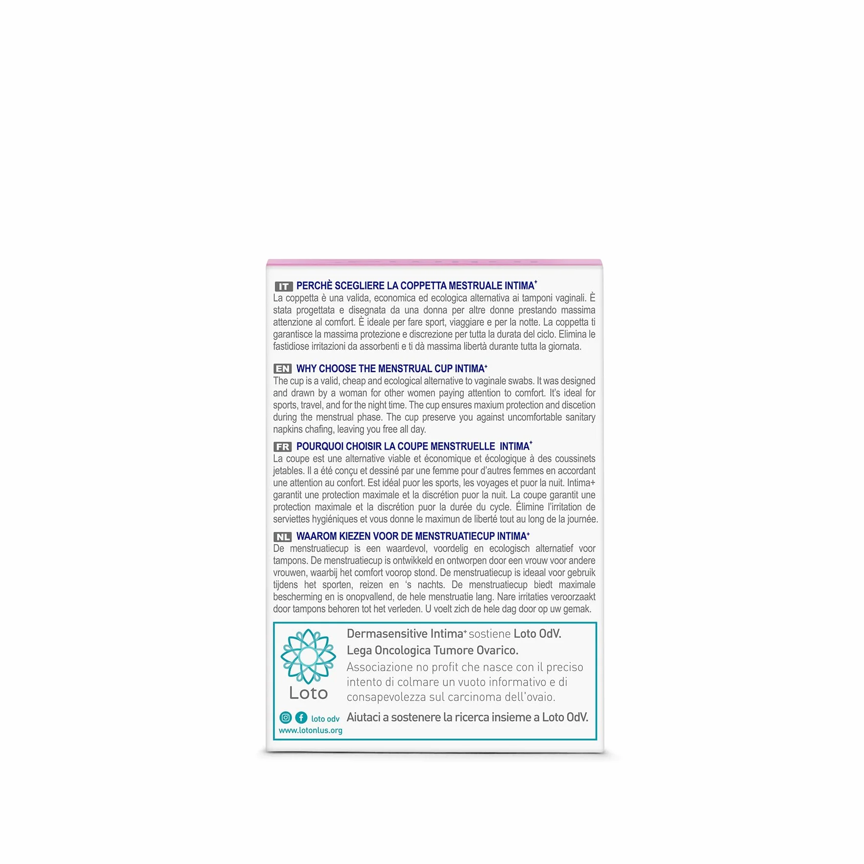 Intima+ | Coppetta Mestruale, Coppette Mestruali in Silicone Medicale al 100%, Coppa Mestruale Ecologica, Coppetta Mestruale Protettiva e Discreta, Taglia M