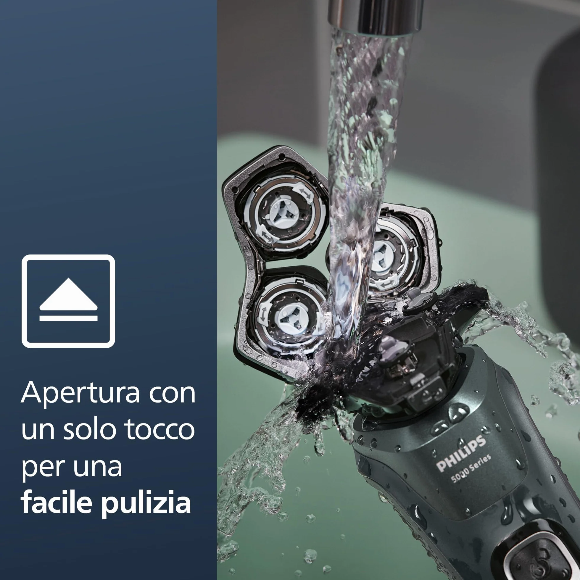 Philips Rasoio Elettrico Serie 5000 SkinIQ Wet&Dry S5884/35