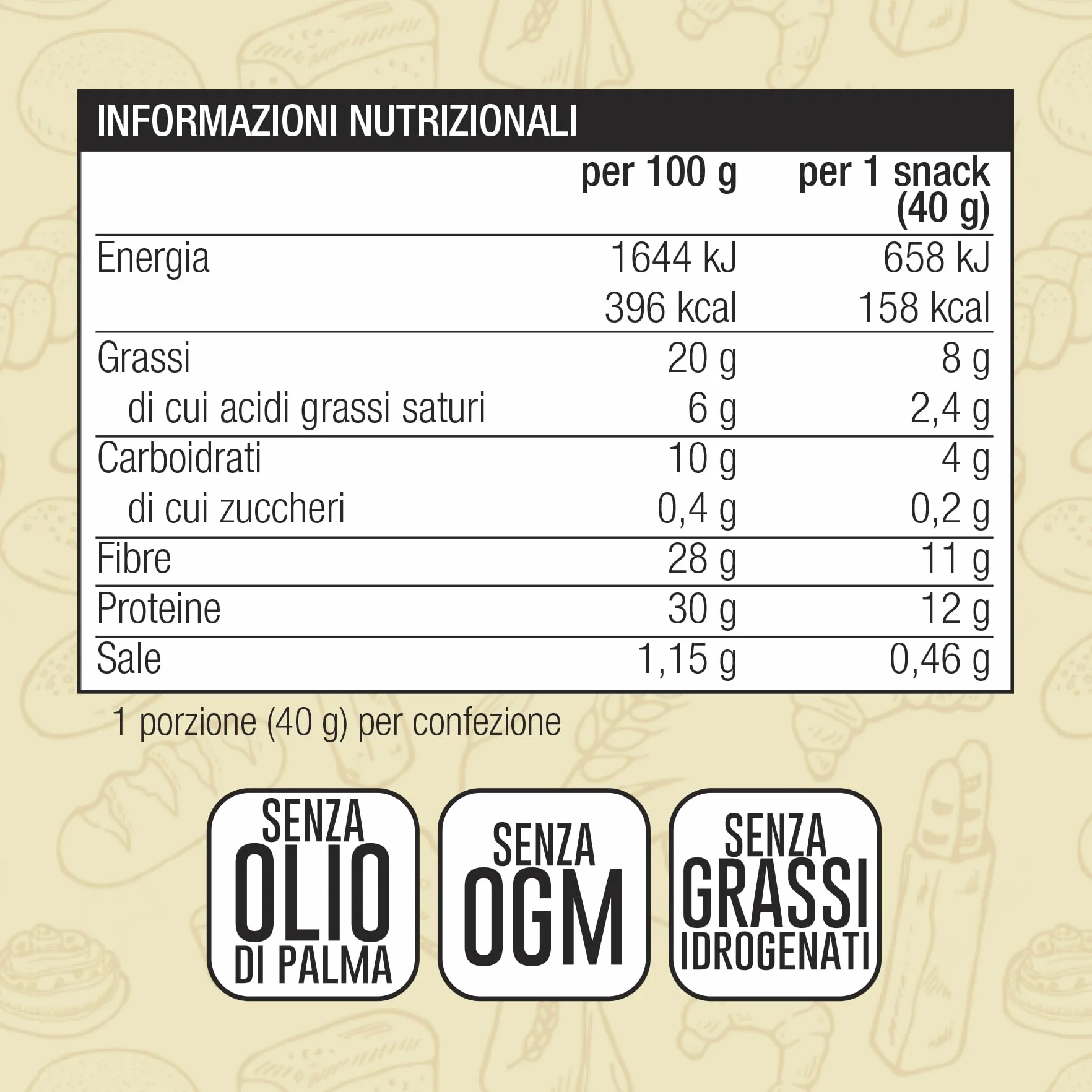 Crunchy Crock 6 Snack Proteici Salati E Croccanti Monoporzione Gusto Olio Evo EatPro Keto Snack, 30% Proteine, 28% Fibre, 10% Carboidrati, Low Carb, Keto Diet, Snack Chetogenici Salati