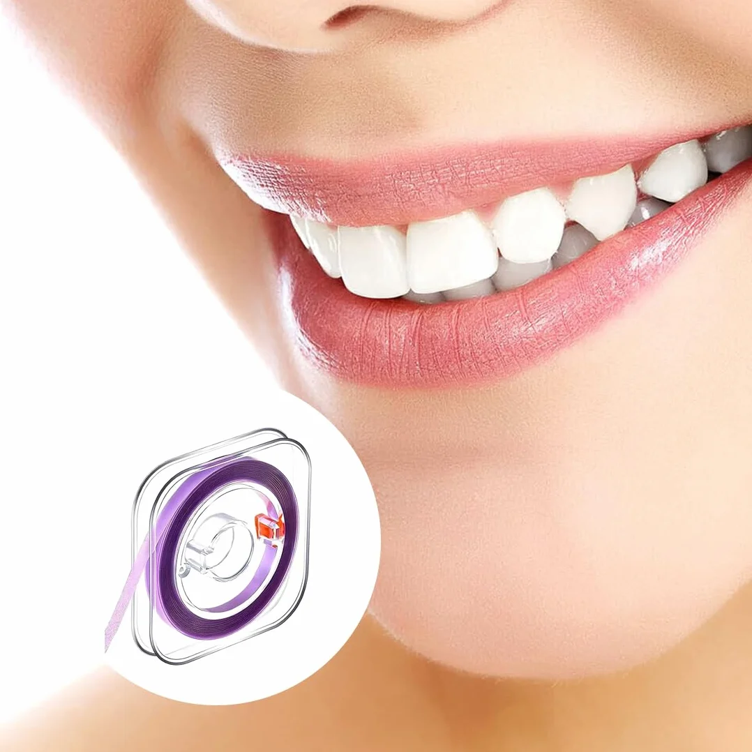1 Roll 50 Μm Interdental Abrasive Strips Dental Box Polishing Strip Abrasive Paper For Teeth Whitening Strips Strisce Sbiancanti Denti For Sanding Cleaning Interdental Teeth 4 Mm X 6 M