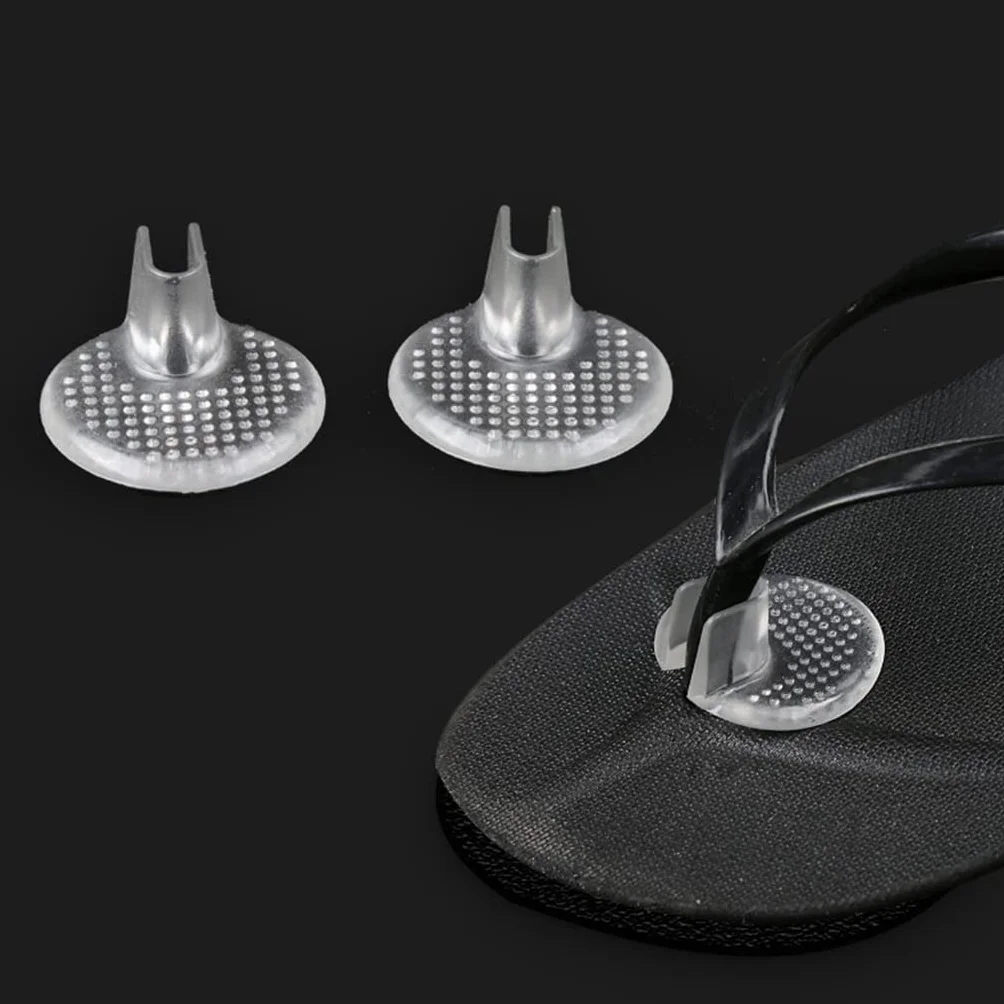 1 paio di cuscinetti in morbido gel di silicone protezioni per dita dei piedi infradito sandali flop inserti in gel solette scarpe grip pad