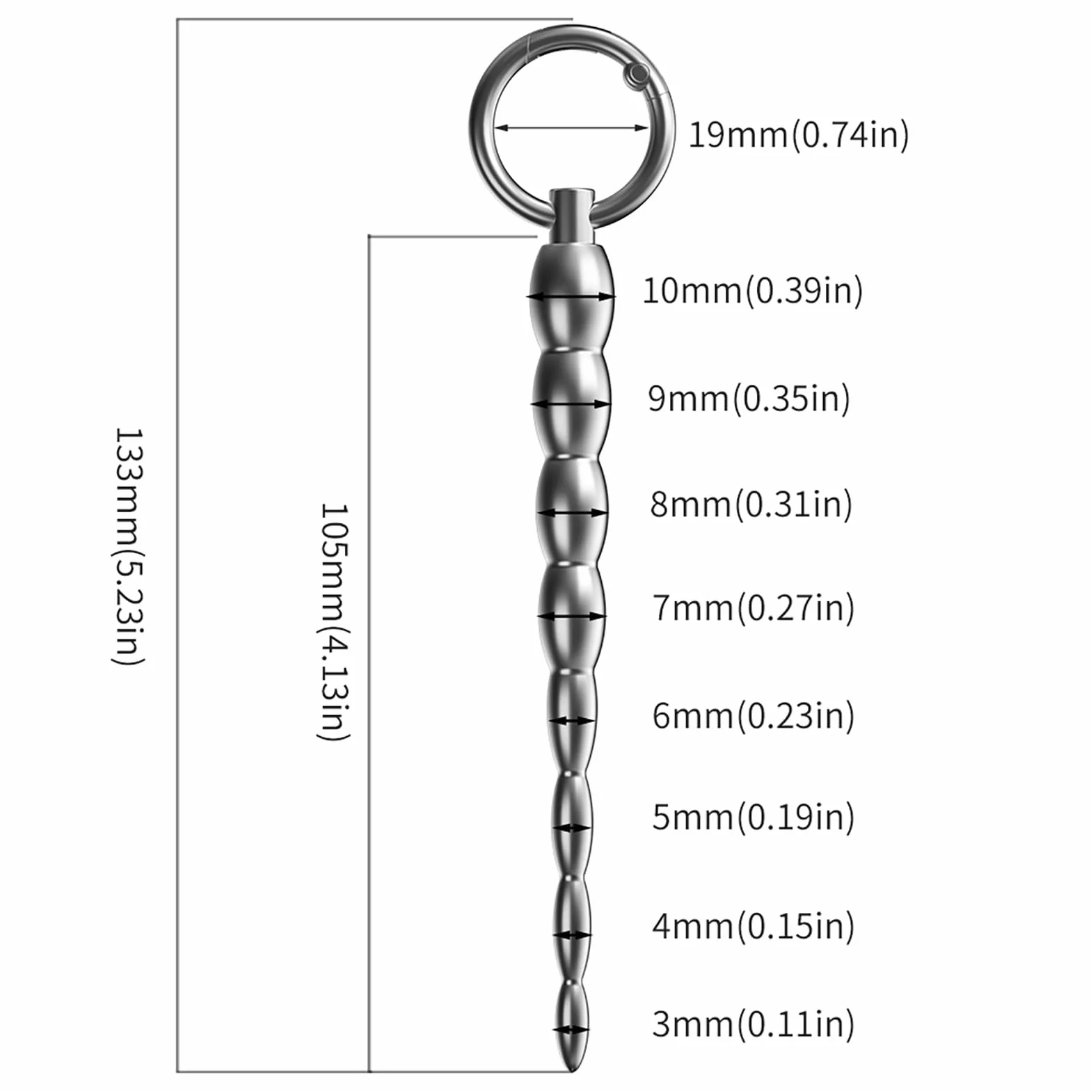 Dilatatori Uretrali Per Gli Uomini In Acciaio Inox Kit Maschile Nuovi Sextoys, Spina Del Pene Con Anello Catetere Butt Plug Estrema Giocattoli Del Sesso Per Le Coppie (S)