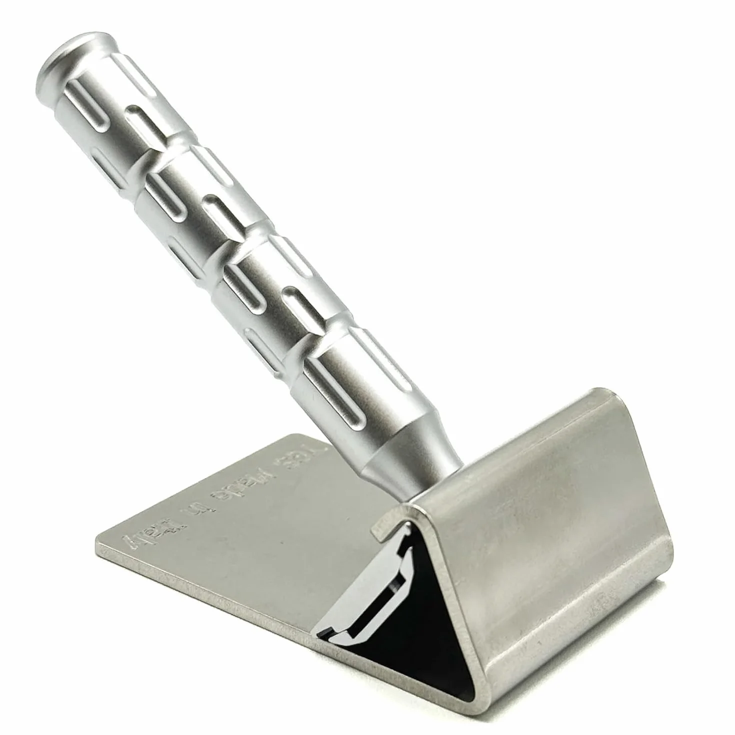 The Goodfellas' Smile Supporto per Rasoio di Sicurezza a Doppio Filo in Acciaio Inox 304 - Compatibile con Tutti i Modelli Standard - 100% Made in Italy