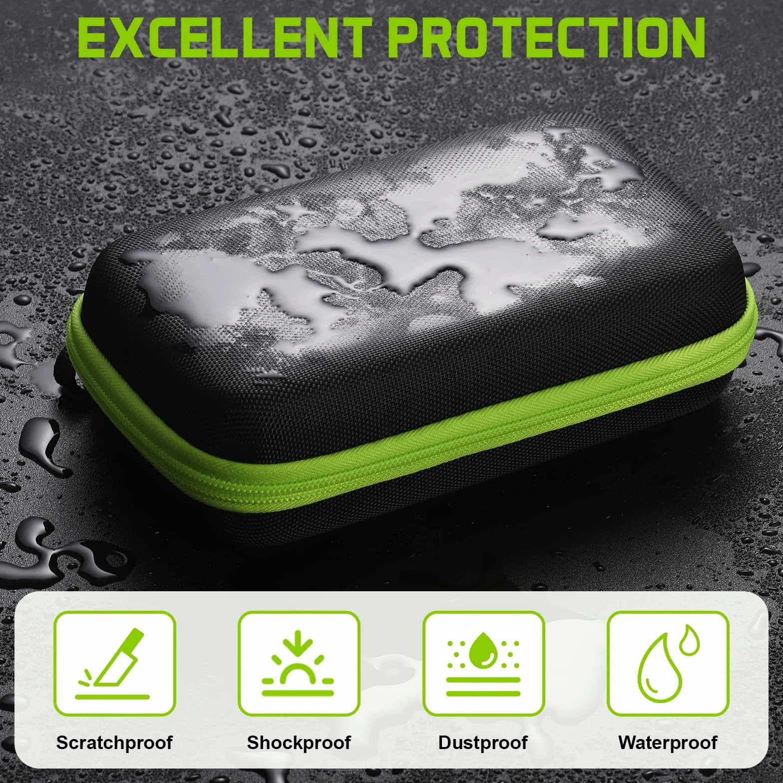 Custodia Per Philips Oneblade QP2630 QP2520 QP2620 QP2734 QP6530, O Blade 360 & O Blade Pro, Portatile Custodia Rigida da Viaggio, 1680D Oxford Case Protettiva per One Blade