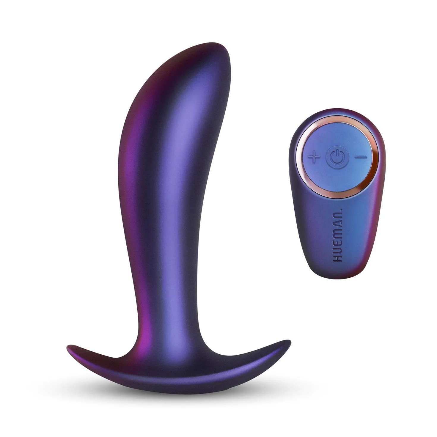 Hueman Uranus Vibratore Anale con Telecomando Wireless, Vibratore Prostatico per Uomini, Stimolazione della Prostata, Giocattolo Anale Vibrante Ricaricabile, Lunghezza inseribile 10.50 cm, Viola