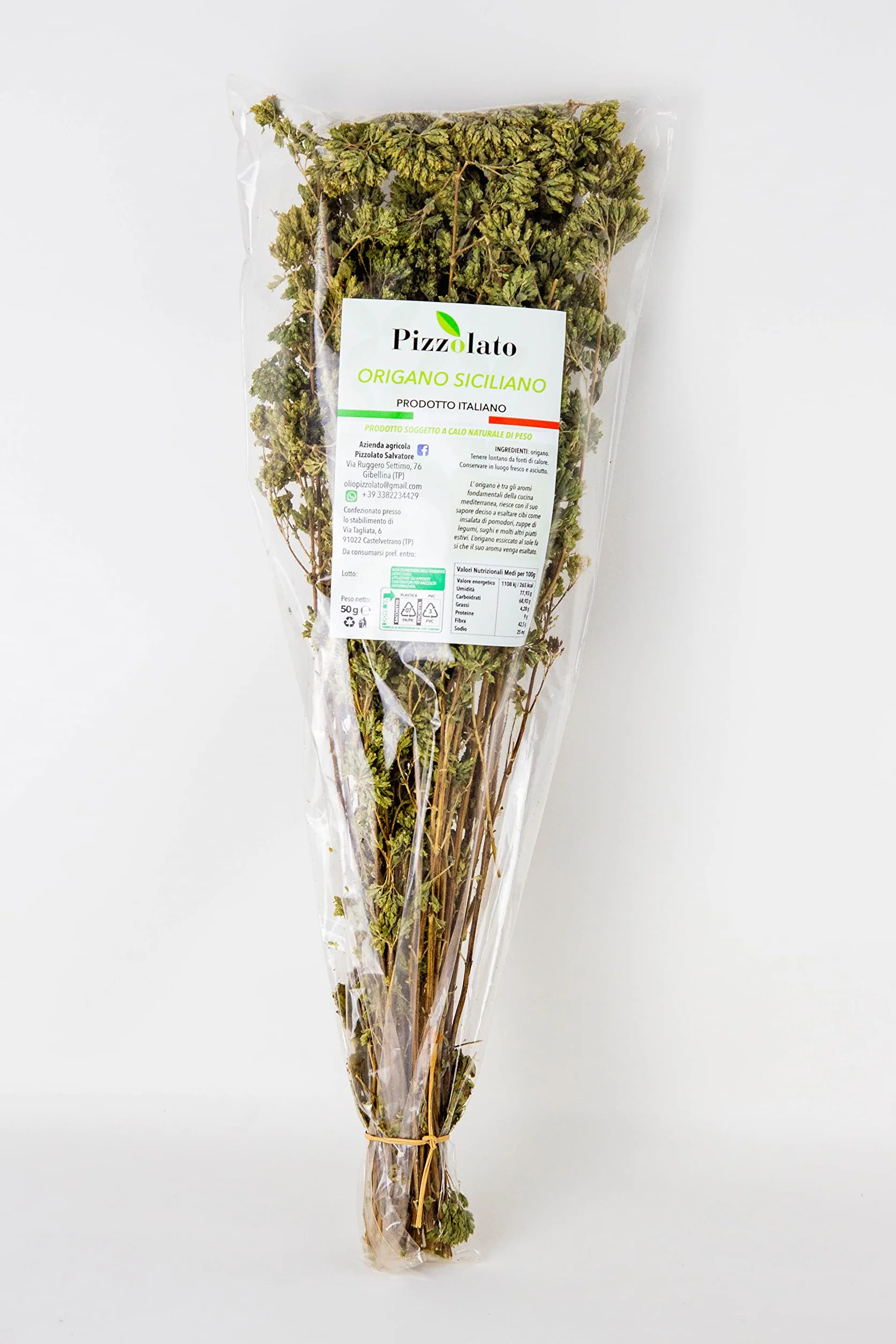 Origano Siciliano Mazzetto 50gr Azienda Agricola Pizzolato Giuseppa
