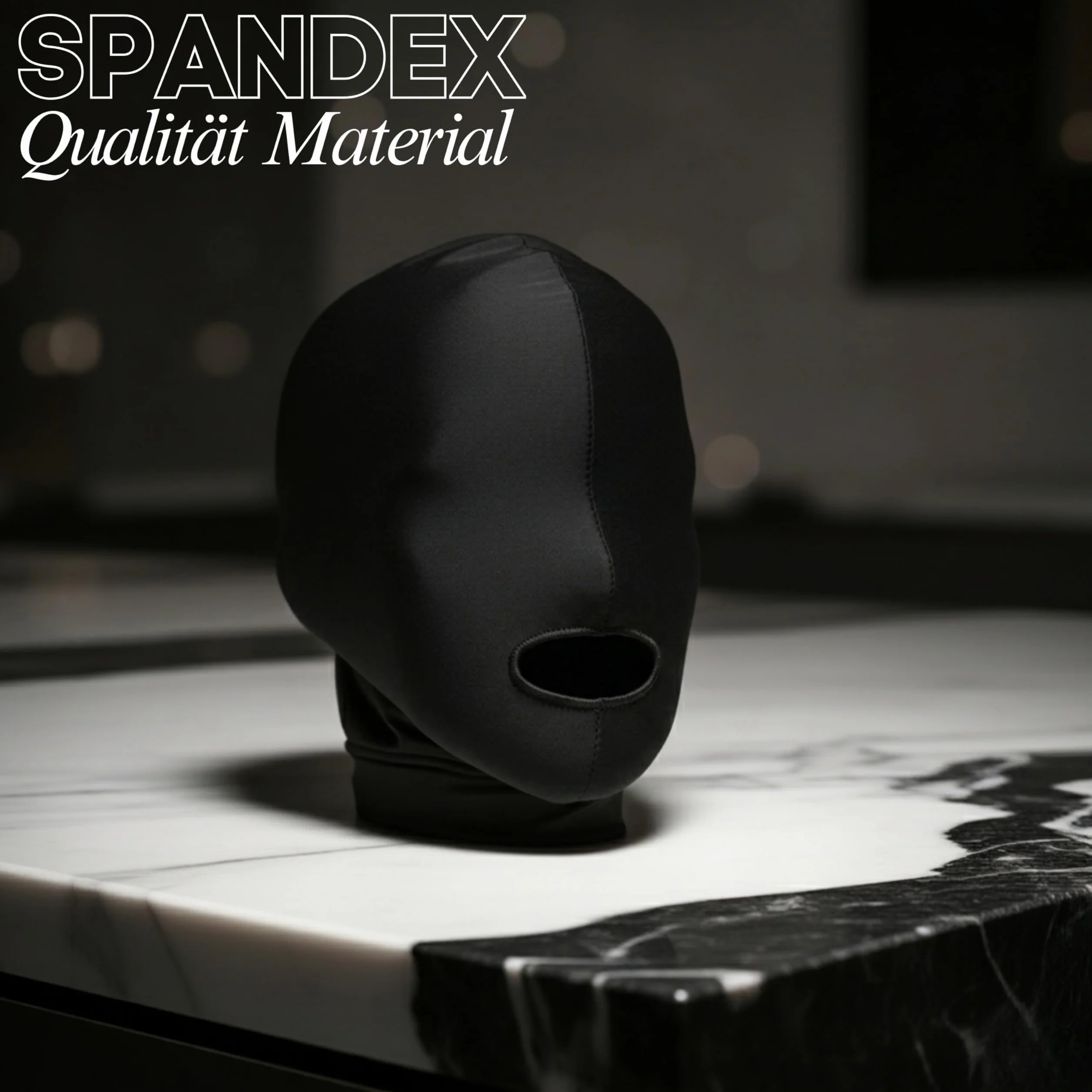 Maschera BDSM universale per uomo e donna bondage fetish giocattoli sessuali