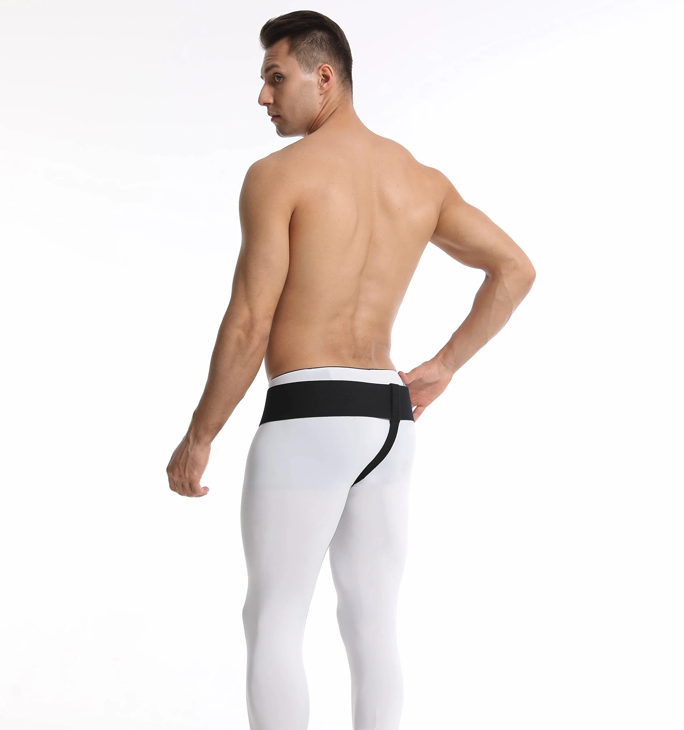 Cintura per ernia inguinale - uomo. Fascia ernia inguinale uomo (regolabile). Mutande per ernia inguinale uomo. Slip ernia inguinale uomo. Cinto: ernia inguinale destra e ernia inguinale sinistra(S/M)