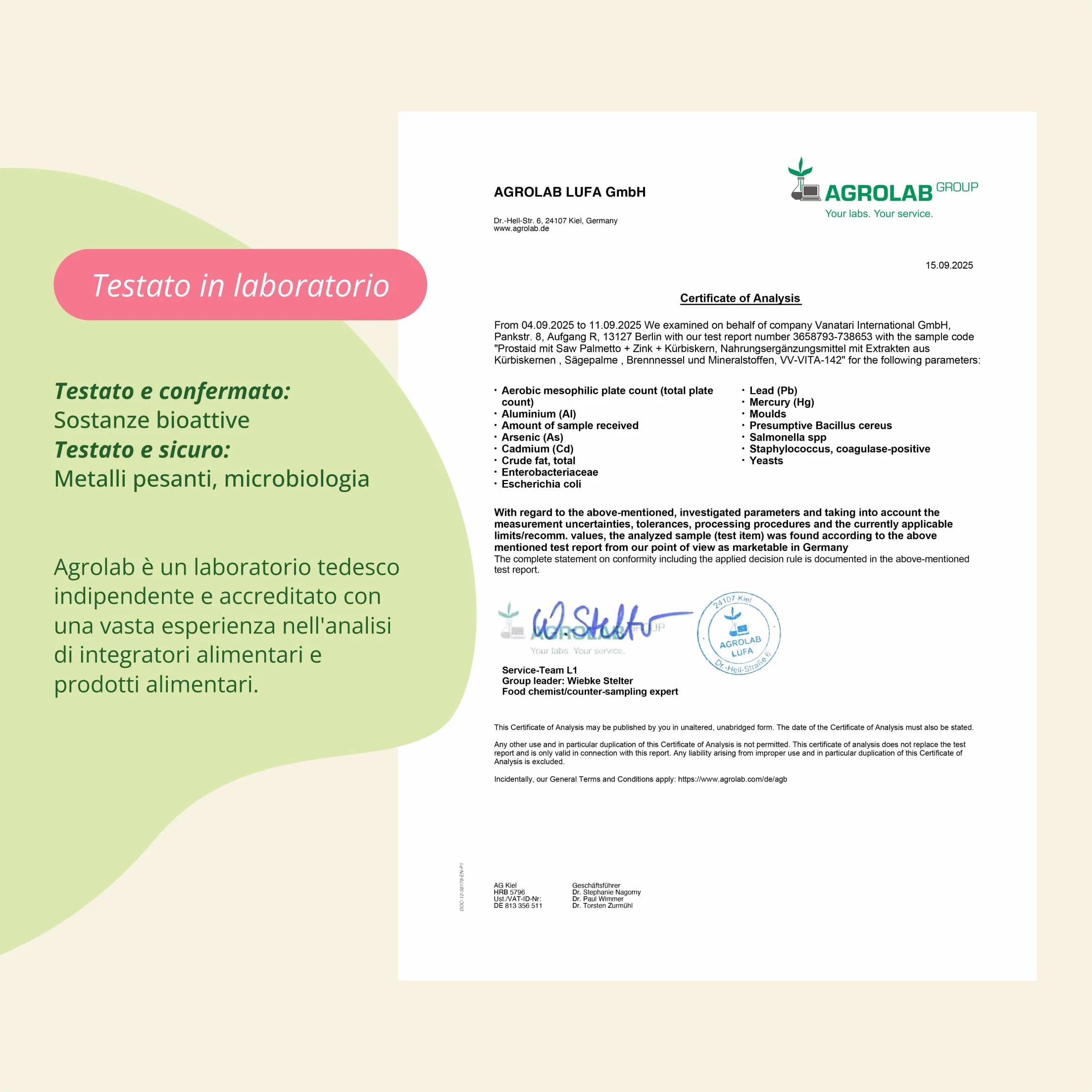 Vegavero® Integratore PROSTATA 180 capsule Serenoa Repens Ortica Zucca Zinco Selenio Acidi Grassi