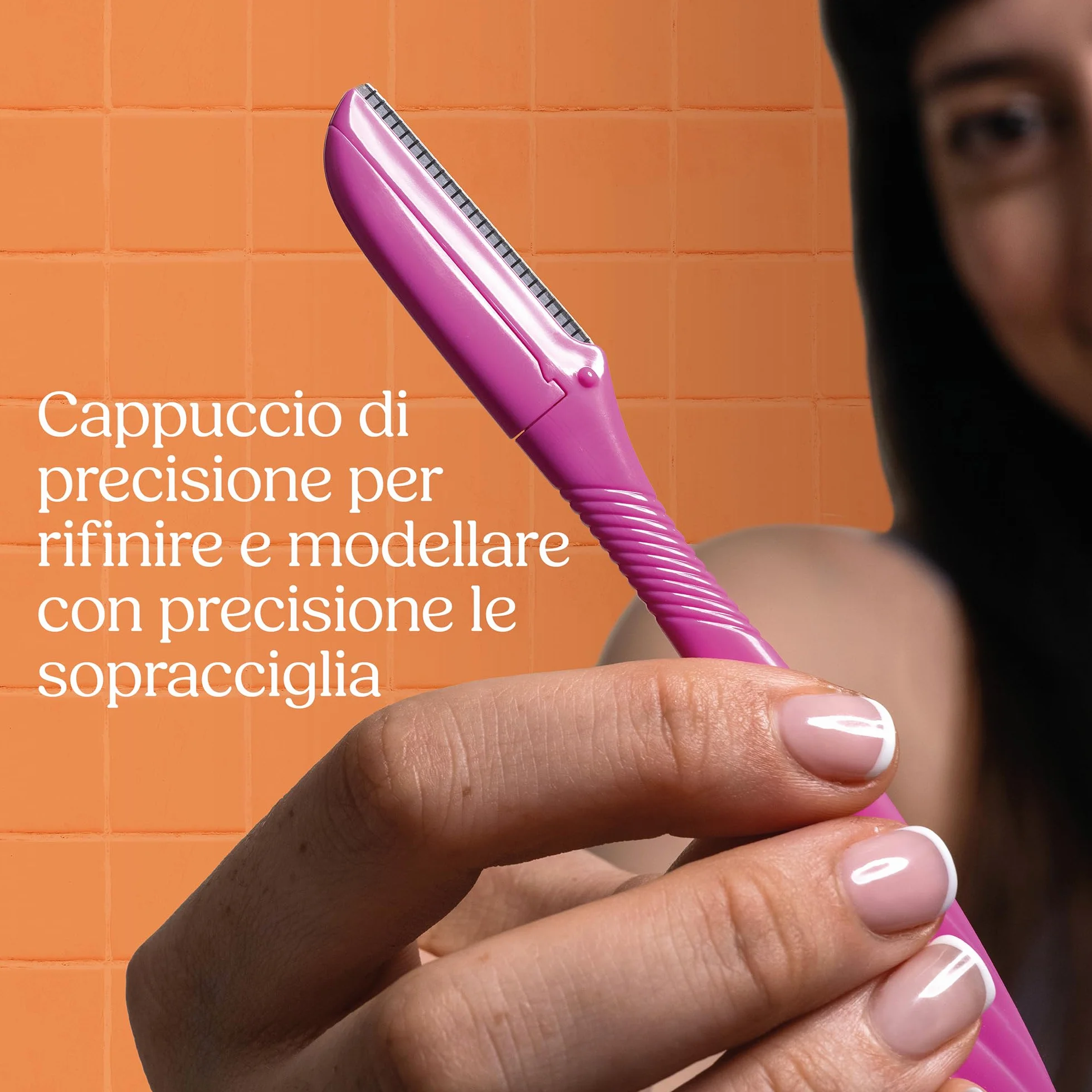 Wilkinson Sword Intuition rasoio per sopracciglia XL con 5 beauty tool e cappuccio di precisione