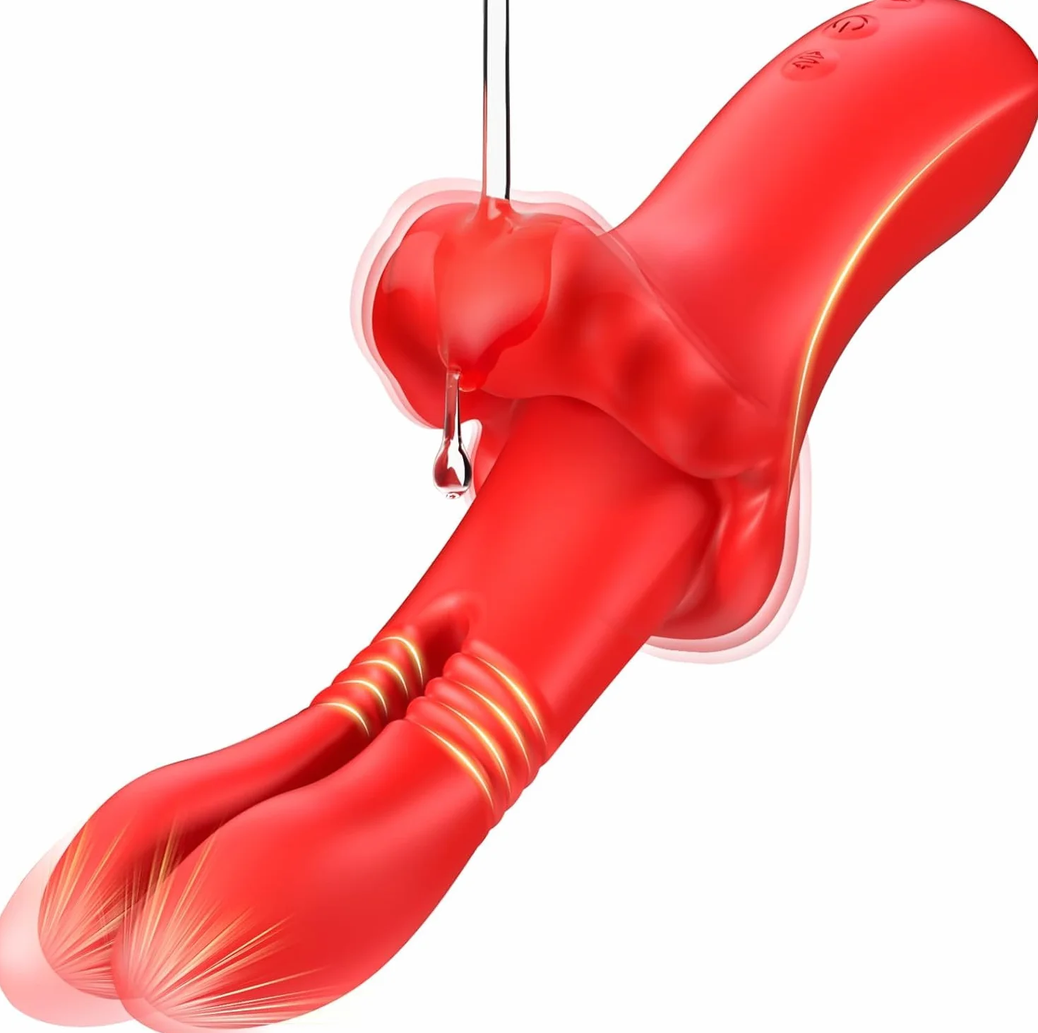 Dildo Vibratoreper Donna Professionale Sex Toys - 4 in 1 Vibratoriper Donne Clotoride con 10 Spinte e Vibrazioni, Stimolatore Clitoride e Punto g Femminile Toys Sessuali per Donna Sexytoysys Coppia