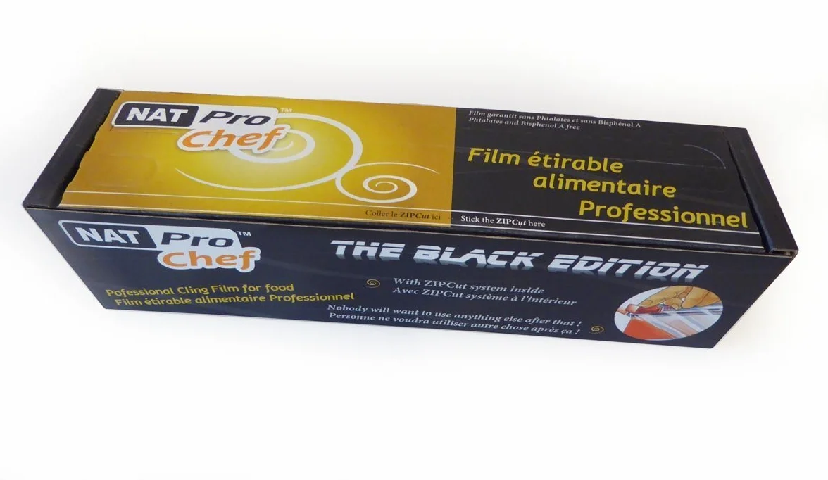 Natur’al Packaging - Pellicola per alimenti professionale con taglio a zip, freschezza, cottura in forno, microonde e congelatore, 30 cm x 300 m, senza DEHA