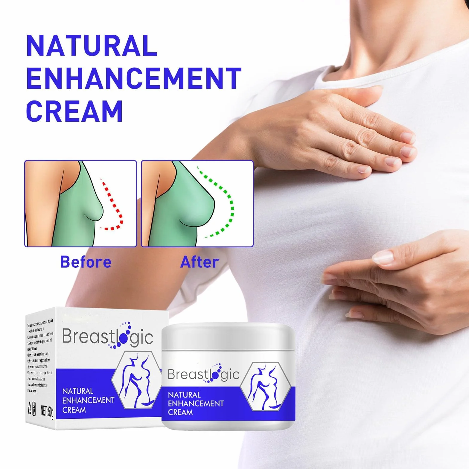 Crema per aumento e ingrandimento seno rassodante liftante nutriente