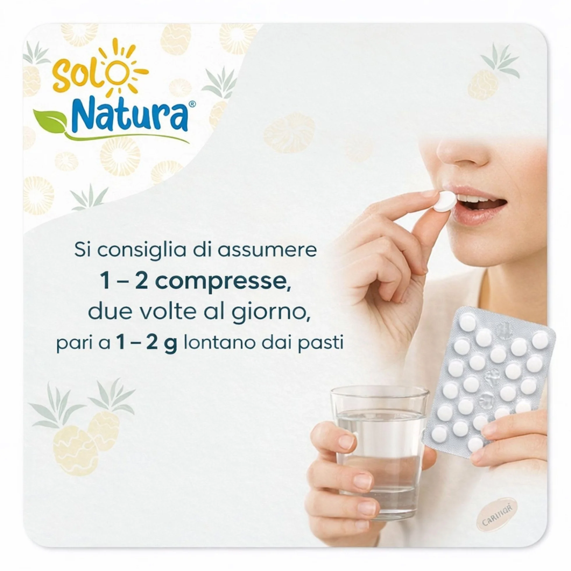 Solo Natura AFLOGIS – Integratore di Boswellia Serrata e Bromelina da Ananas. Supporto per Articolazioni e Funzionalità del Microcircolo, 60 Compresse da 500 mg