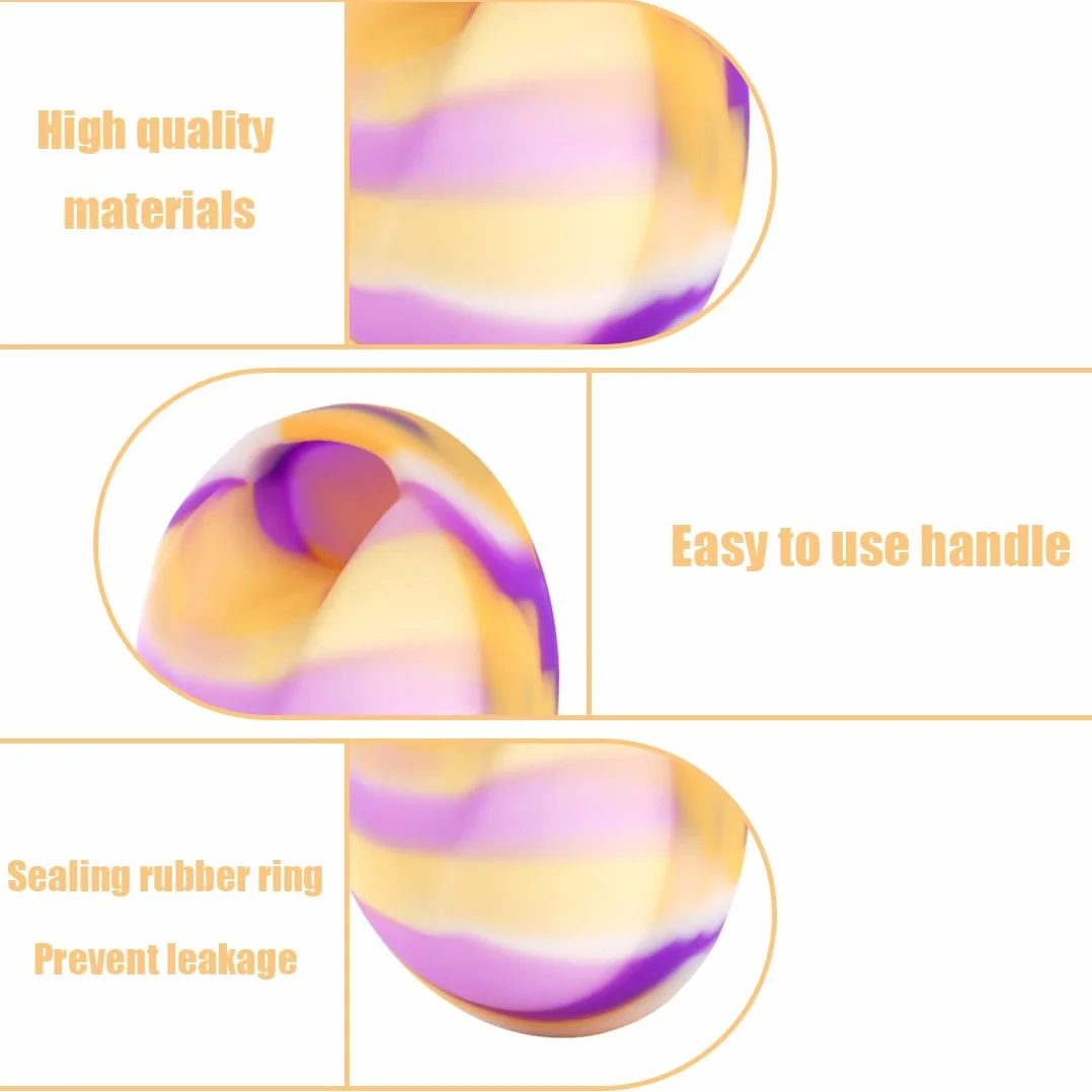 IKOPFLN 2 pezzi di disco mestruale, disco mestruale riutilizzabile, coppetta mestruale, tazze mestruali a prova di perdita realizzate in silicone, per donne sport attivi（S+L, Rosa + Viola