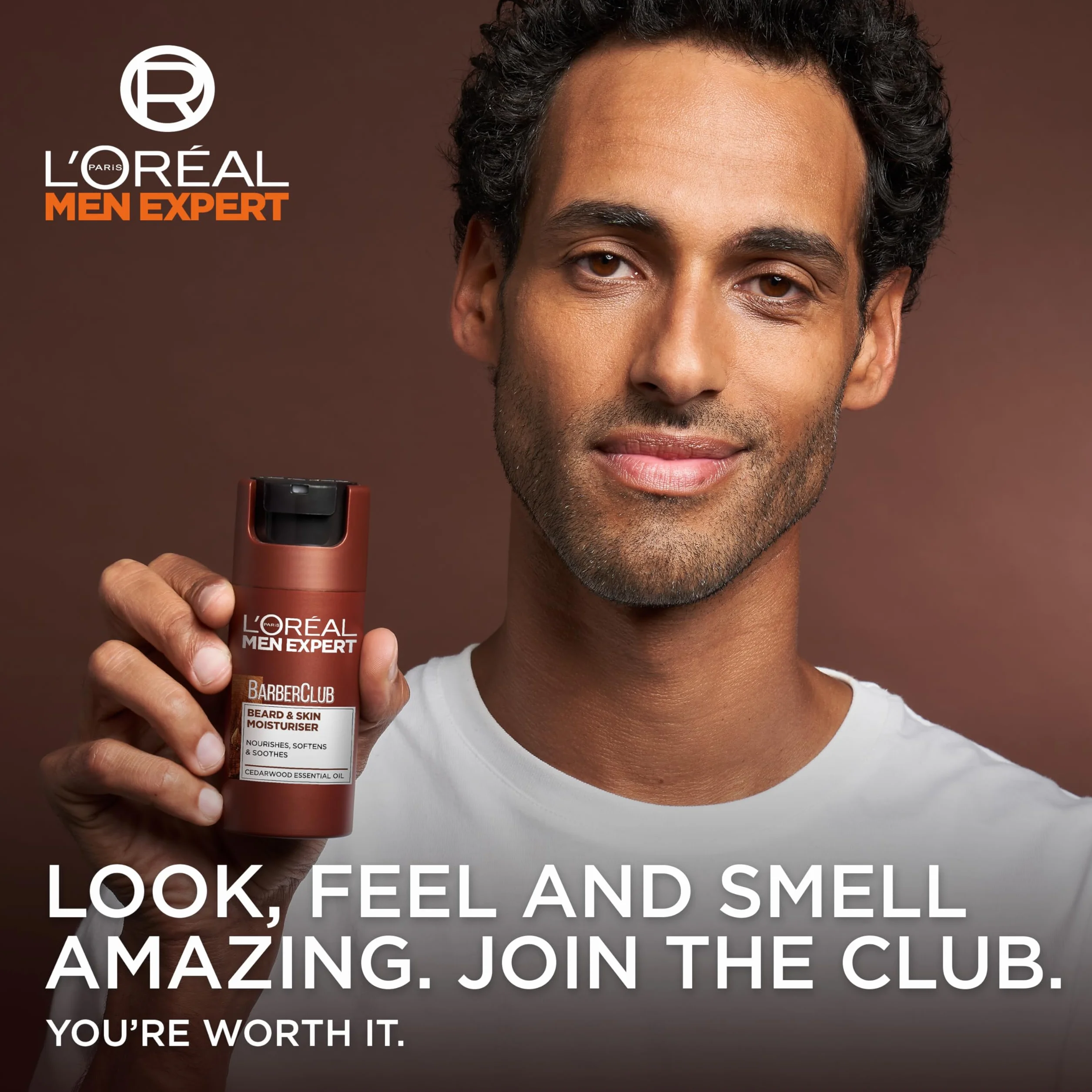 L'Oréal Paris Crema Idratante 2 in 1, Per Viso e Barba, Pelle Più Idratata e Barba Più Curata, Adatto a Tutti i Tipi di Pelle, Anche Quelle Sensibili, Barber Club, Men Expert, Maxi Formato, 100 ml