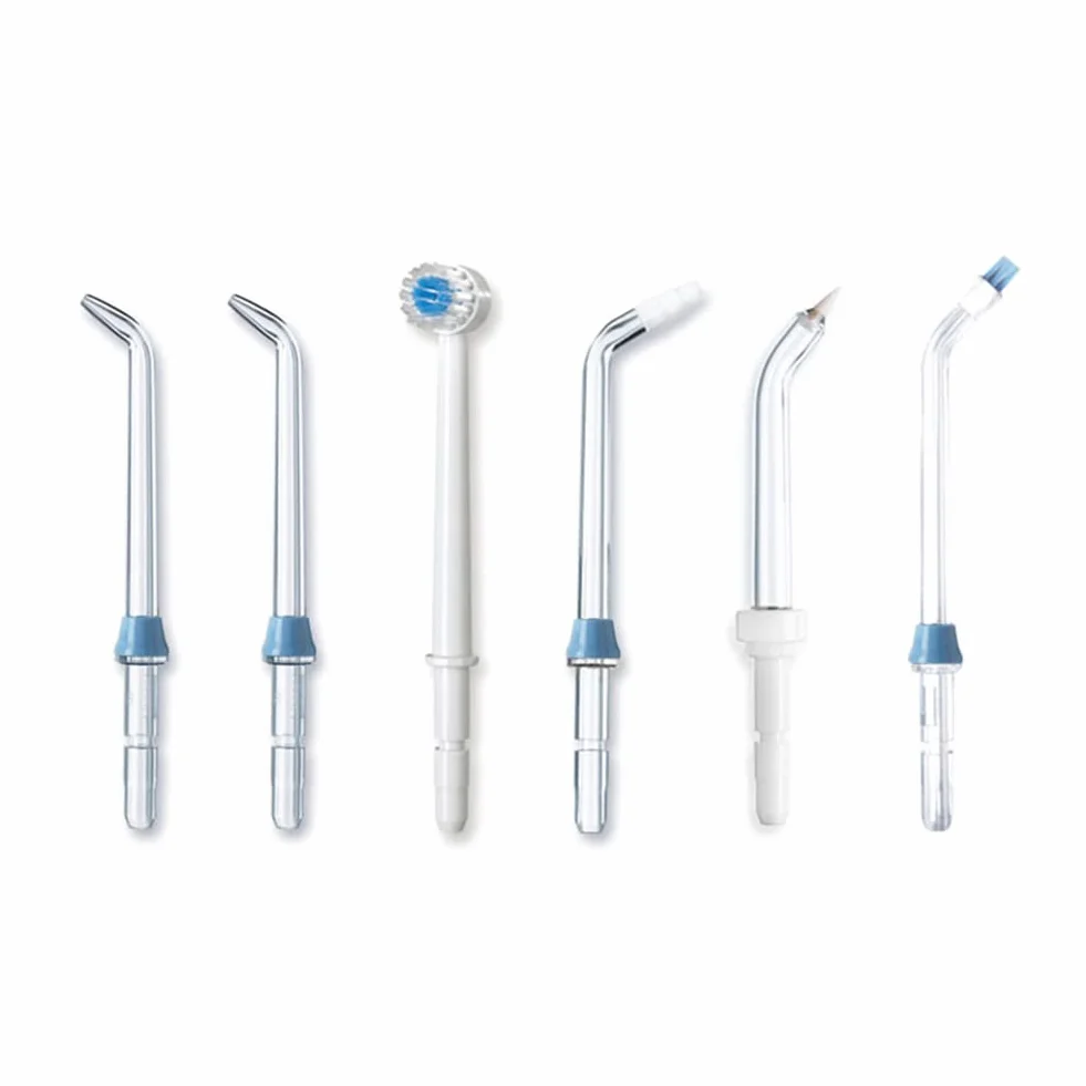 6 pezzi Set di Ugelli per Irrigatore Orale Punte del Getto di Ricambio Compatibile con Waterpik Idropulsore WP-100 WP-250 WP-450 WP-560 WP-660 WP-811 WP-900 WP-940