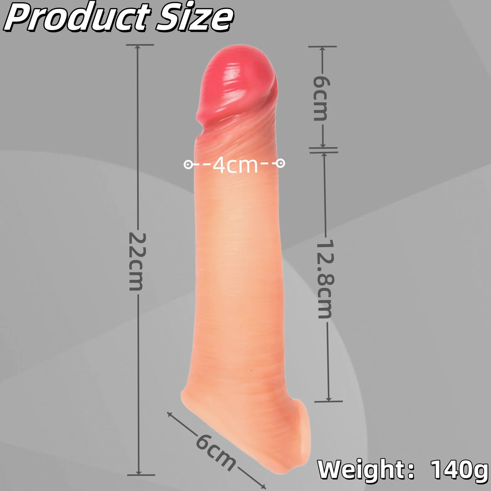 Guaina Fallica, Guaina Pene Indossabili Morbido, Peni Fallica Indossabili Allunga Uomo Testicoli Anello Pene, Masturbtore per Sexy Toys Giochi Erotiici Coppie