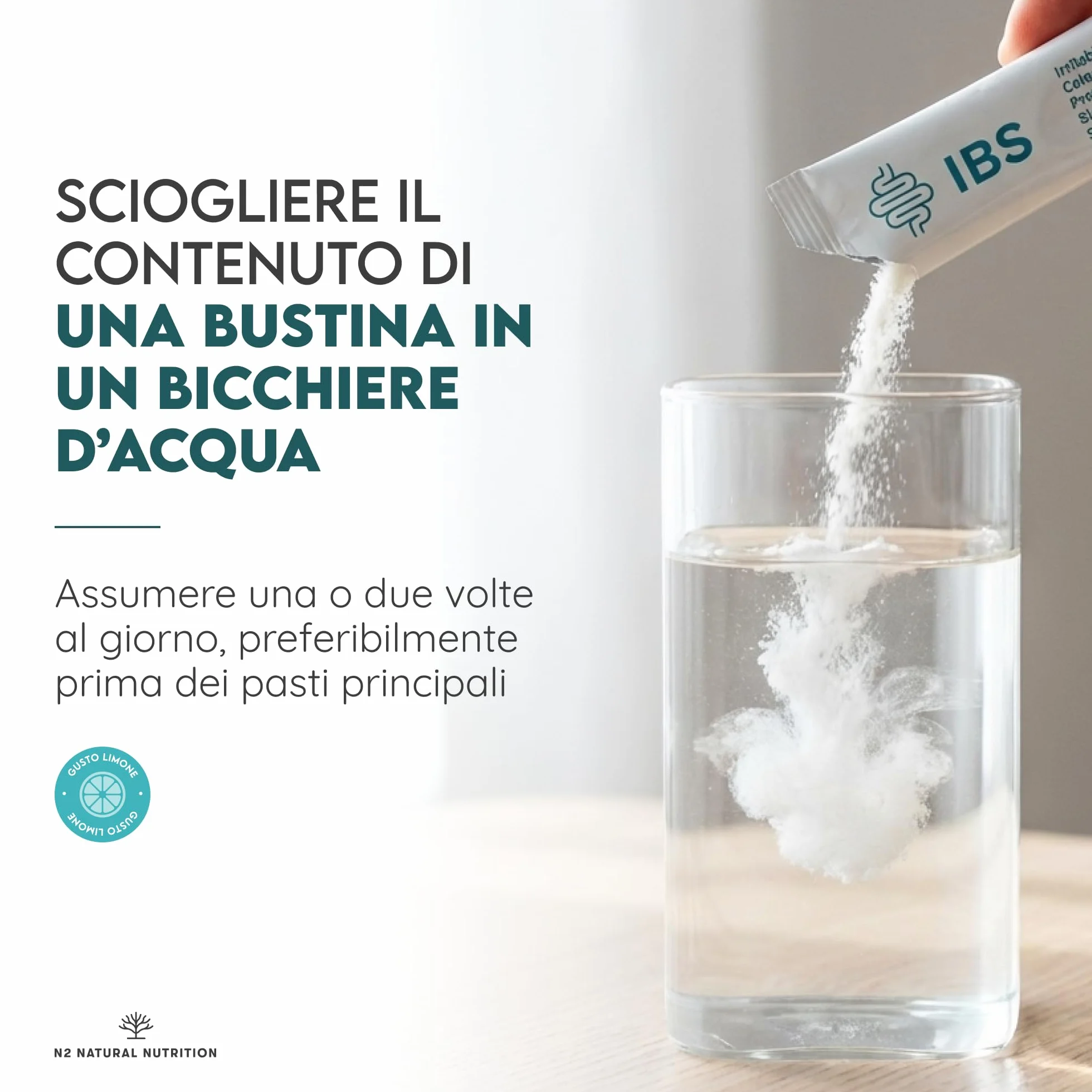 N2 Natural Nutrition Colon 30 Giorni Regolarità Intestinale Gonfiore Dolore Addominale Stitichezza Vegan Senza Glutine