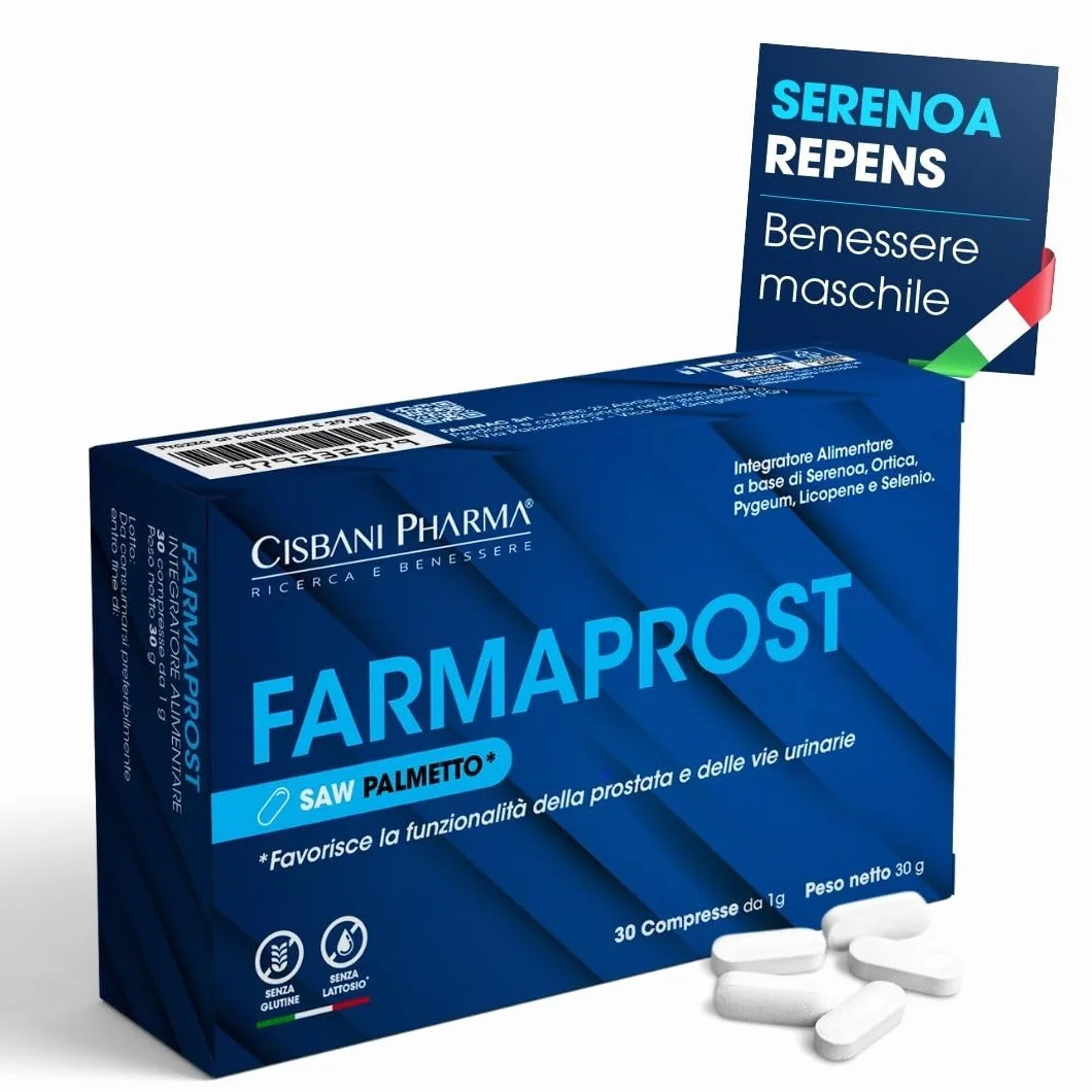 CISBANI PHARMA Saw Palmetto Serenoa Repens Prostata 30 Compresse