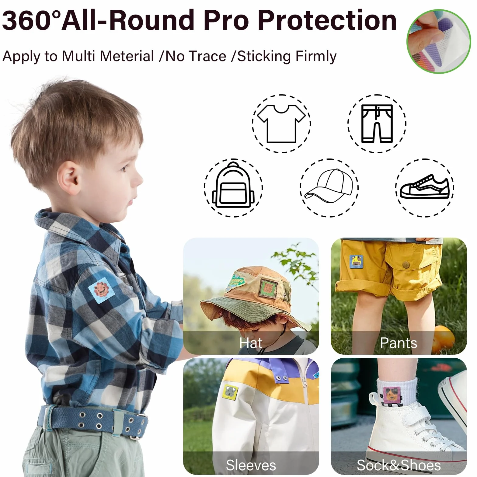 Cerotti Antizanzare Bambini 120 Pezzi Repellente Naturale Autoadesivi
