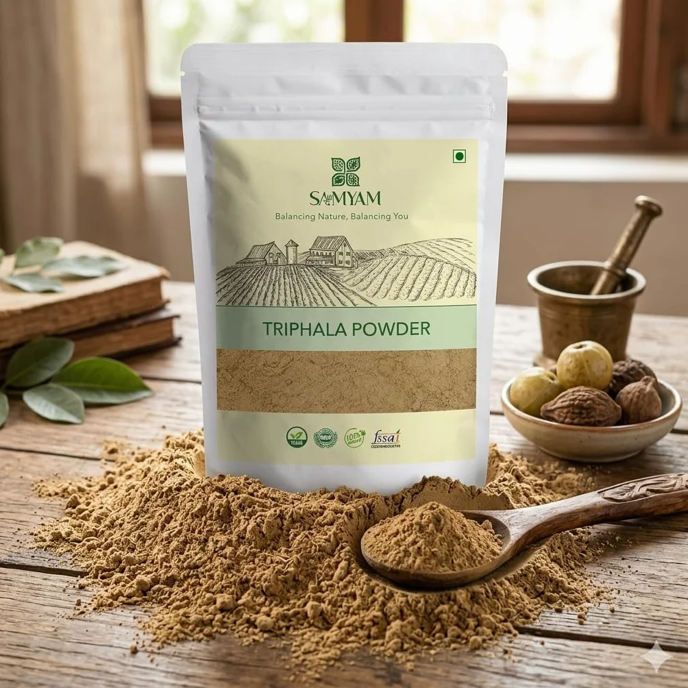 Samyam Triphala Powder, confezione da 500 g | per la digestione e la salute dell'intestino