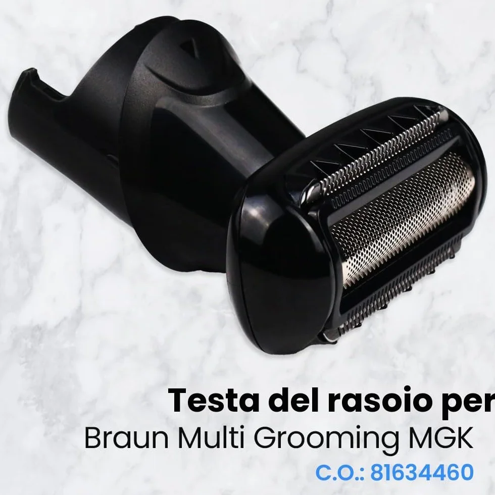Anakel Home Testina di Ricambio per Rasoio Elettrico Uomo Compatibile Braun MGK3080 5515 5541 5544