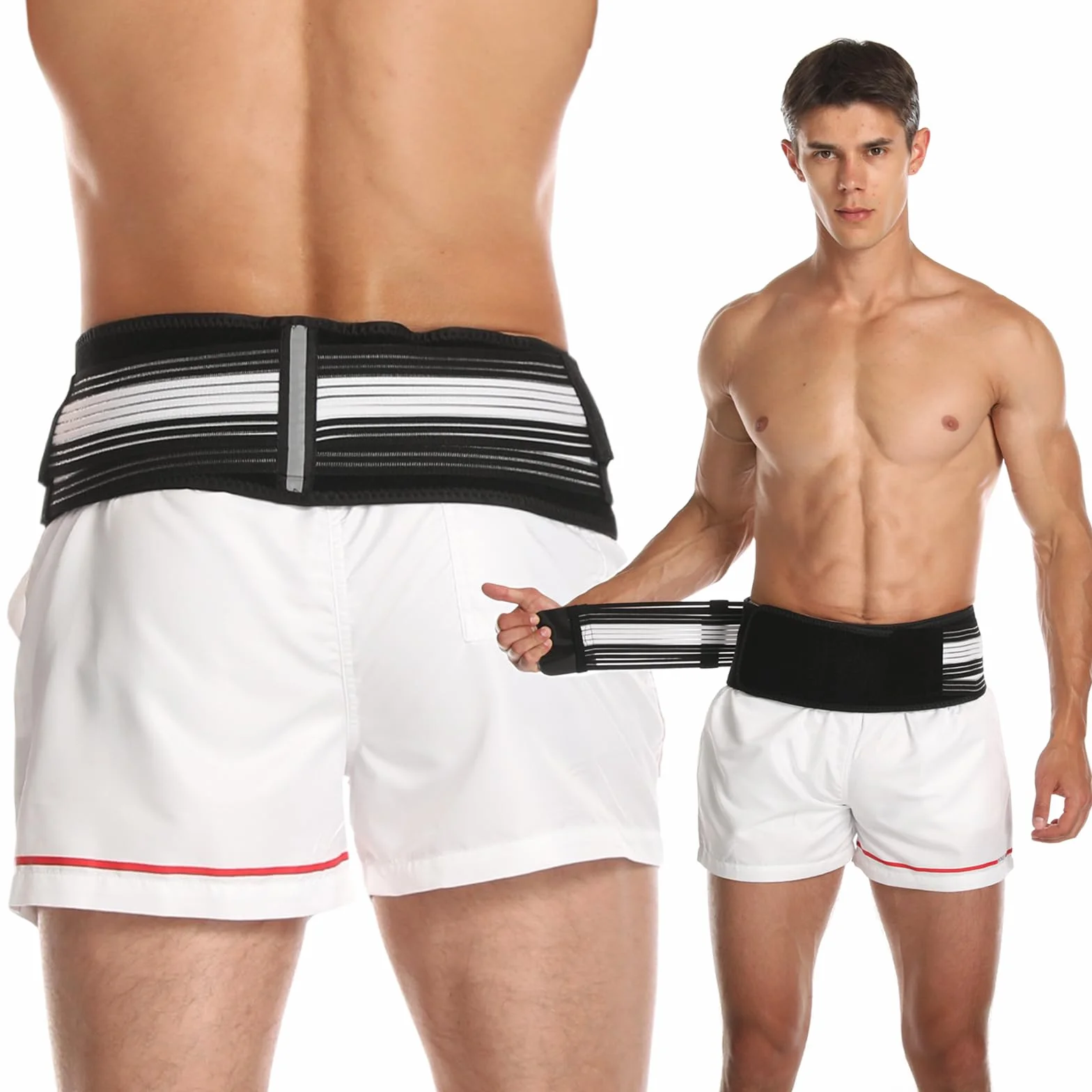 Paskyee Cintura per sciatica per alleviare il mal di schiena e la sciatica, fascia di supporto sacroiliaco per l'anca per uomini e donne - sollievo dal dolore sciatico, lombare, articolare e pelvico