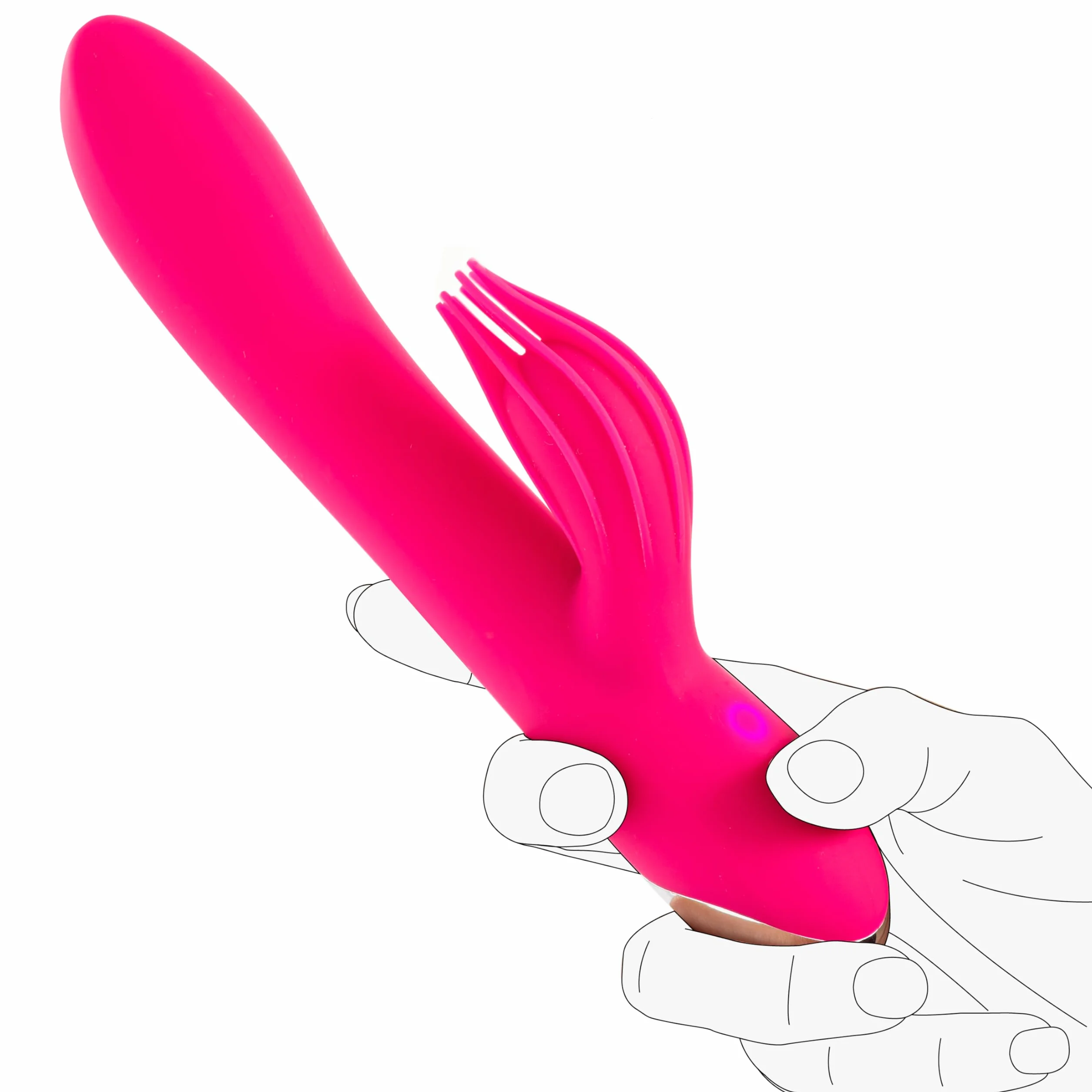 Vibratore Rabbit 10 Modalità: Doppia Stimolazione Clitoride e Punto G | Silicone inodore. 100% impermeabile. Ricarica USB. Motore silenzioso per uso discreto. Orgasmi e Squirting.