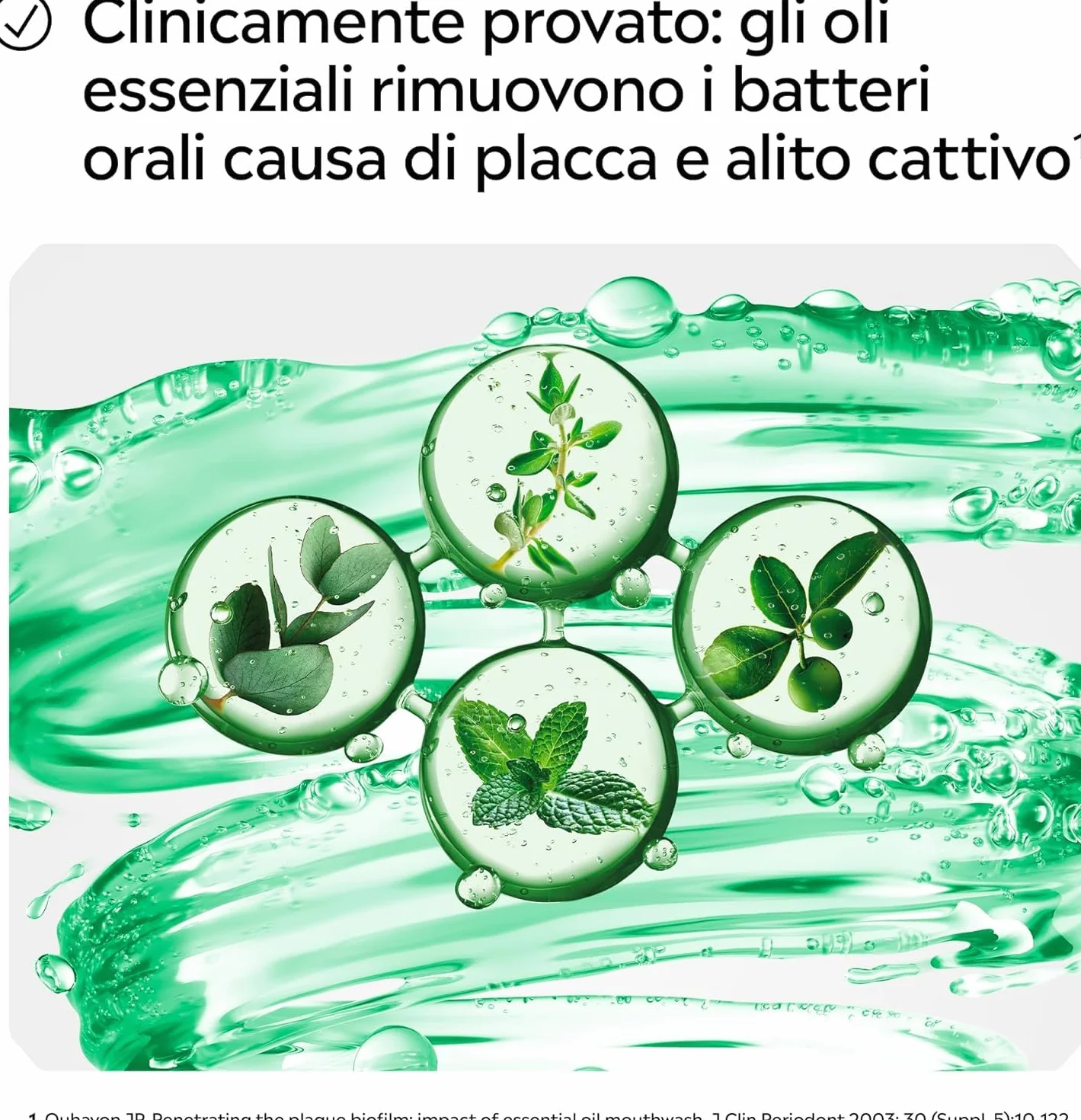 LISTERINE Total Care Collutorio Denti e Gengive Menta Fresca 80 ml