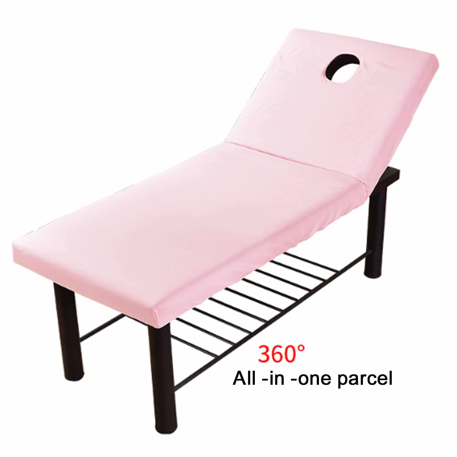 Lenzuolo per Lettino da Massaggio Copertura Rosa 2 Pezzi