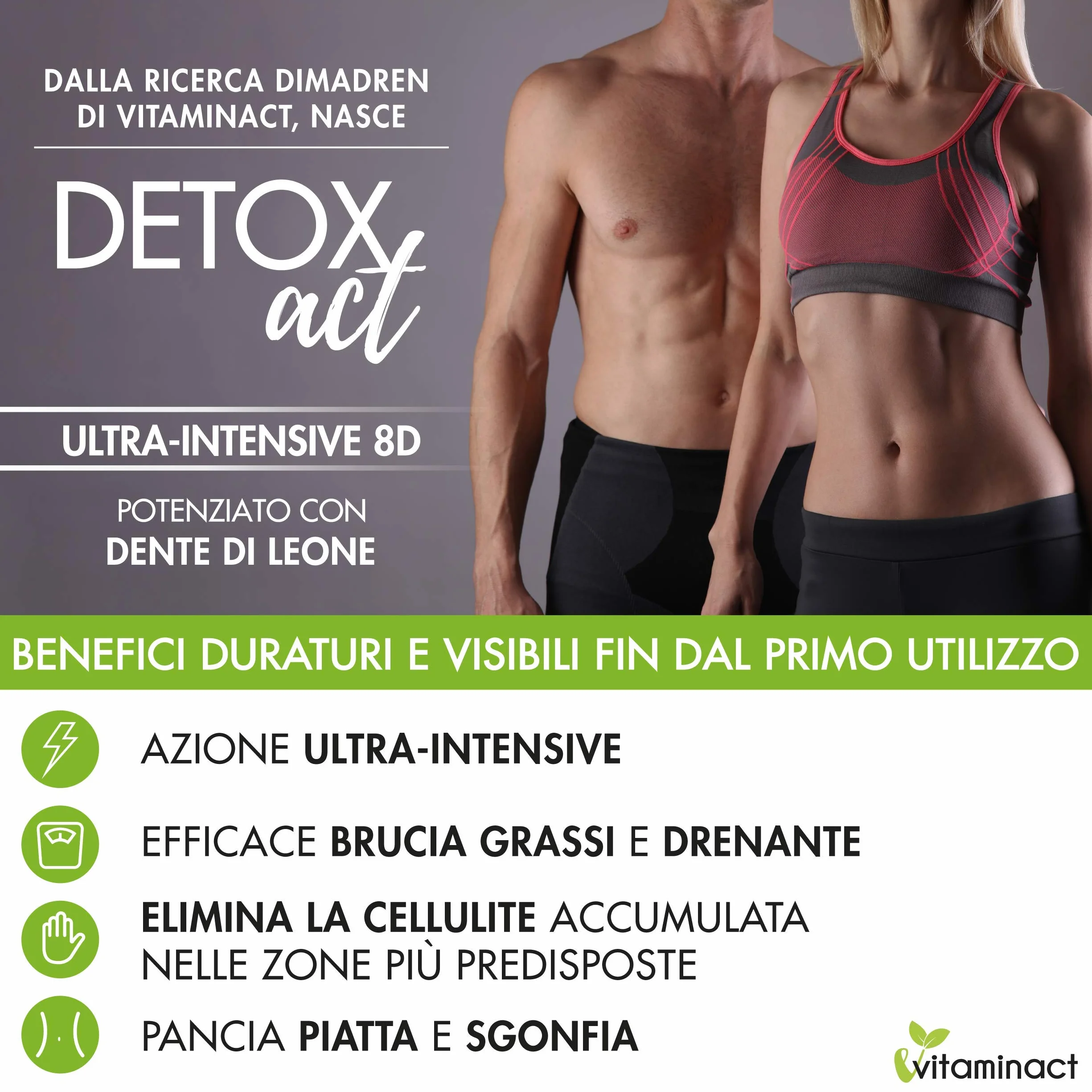 Drenante Forte Dimagrante Donna Uomo - Brucia Grassi - Detox Diuretico Depurativo Antiossidante Anticellulite Snellente Pancia Fianchi