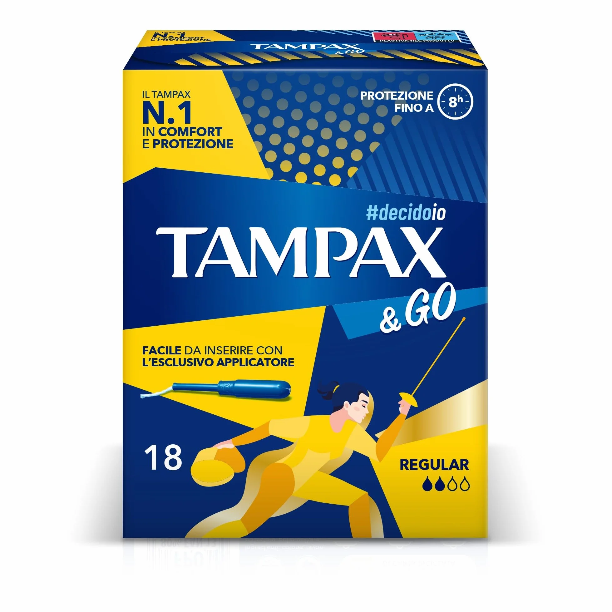 TAMPAX GO REGULAR x18