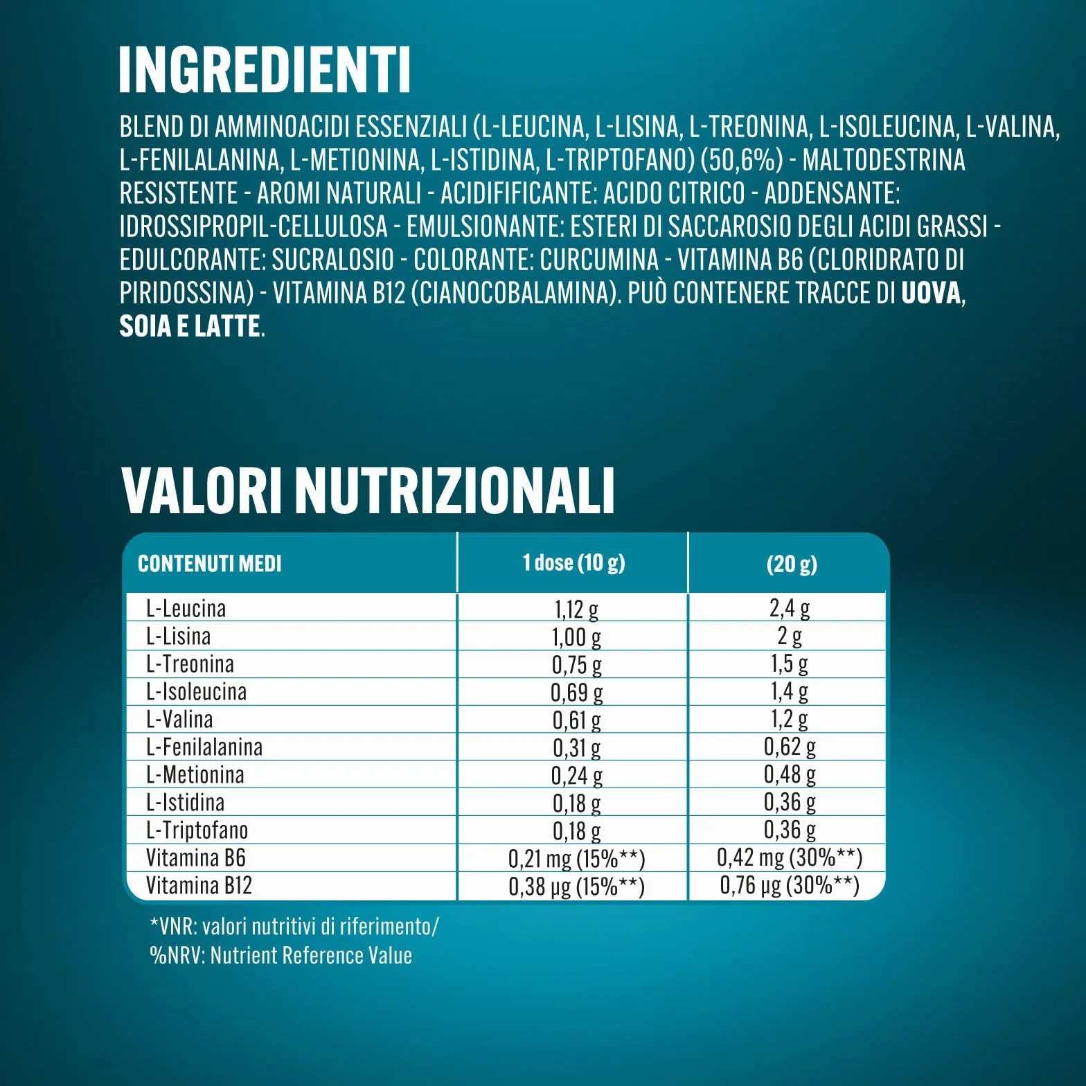 Enervit Pure-Pro Integratore di Aminoacidi Essenziali in Polvere, 5g EAA per Dose, 2.4g BCAA, Vitamine B6 e B12, Plant-Based, Riduzione Stanchezza, Durante e Post Workout, Vegan, 10 Bustine da 10g