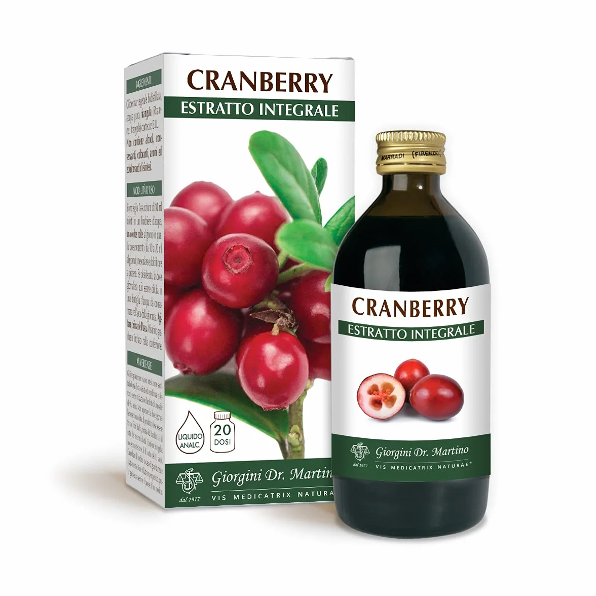 Dr Giorgini Cranberry Estratto Integrale - 200 ml
