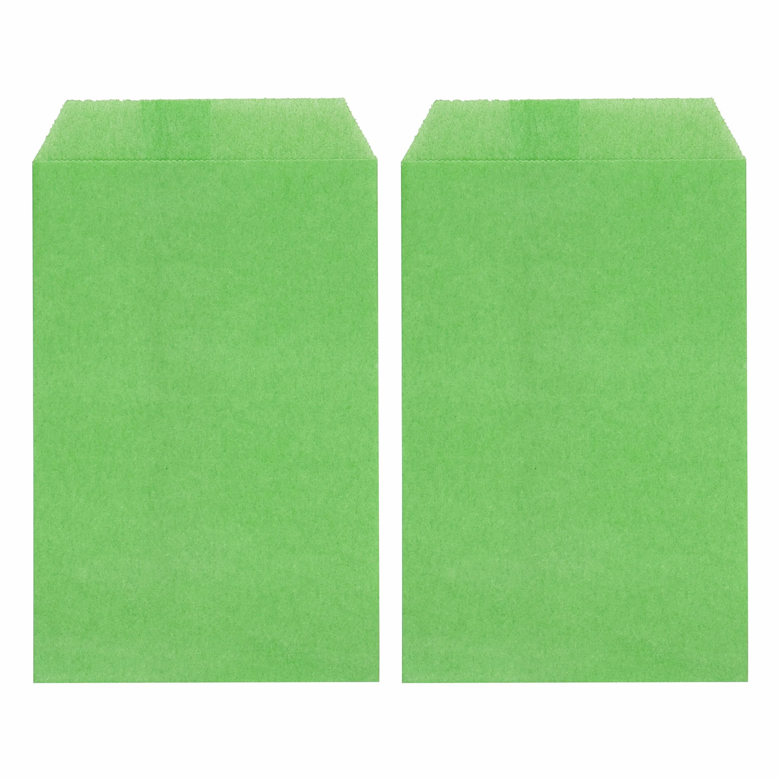 Quotidian Verde Menta Piatto Medio Sacchetti Carta Antigrasso 4" x 6" (10 x 15,2cm) Confezione da 100 - Panetteria Caramelle Sapone Matrimonio Invitation