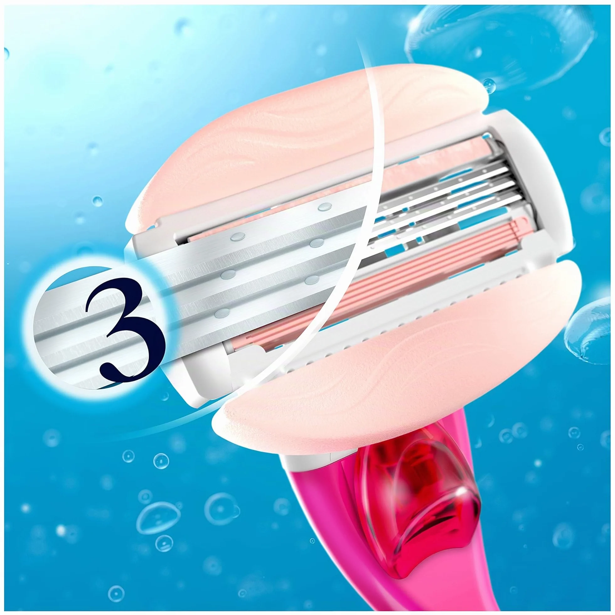 Gillette Venus ComfortGlide Spa Breeze rasoio da donna manico riutilizzabile set 2 ricariche 3 lame