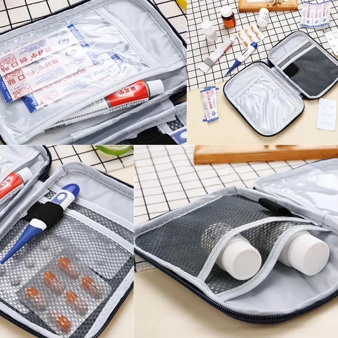 JEYORZY Mini Borsa Di Pronto Soccorso, Kit Pronto Soccorso Portatile, Blu
