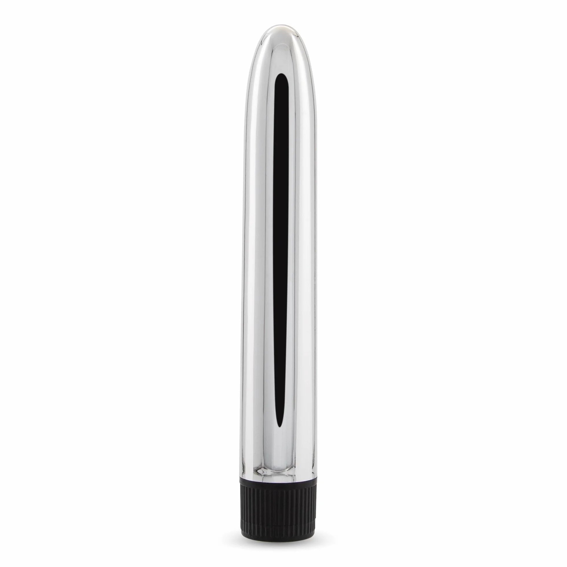 EESH® vibratore classico argento da anale vaginale per uomo e donna sex toys 17 cm silver bullet con velocità regolabile