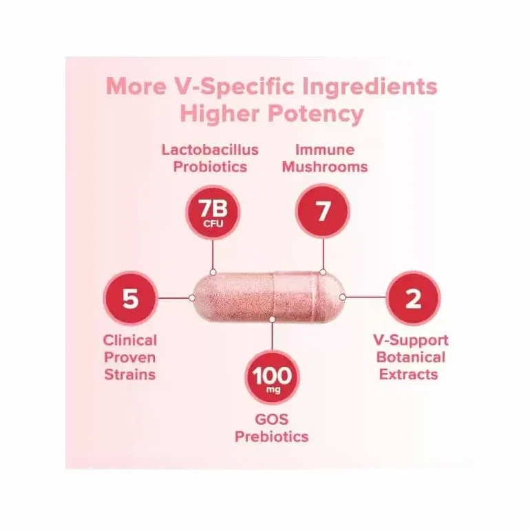 Probiotici vaginali per donne - Equilibrio del pH, odore vaginale sano, flora vaginale, equilibrio dei lieviti, supporto immunitario - Prebiotici e probiotici lattobacilli